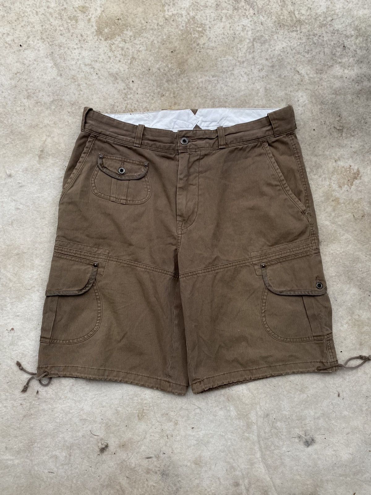Polo Ralph Lauren × Vintage Vintage Polo Ralph Lauren Cargo Multi pocket shorts Size US 34 / EU 50 - 1 Thumbnail