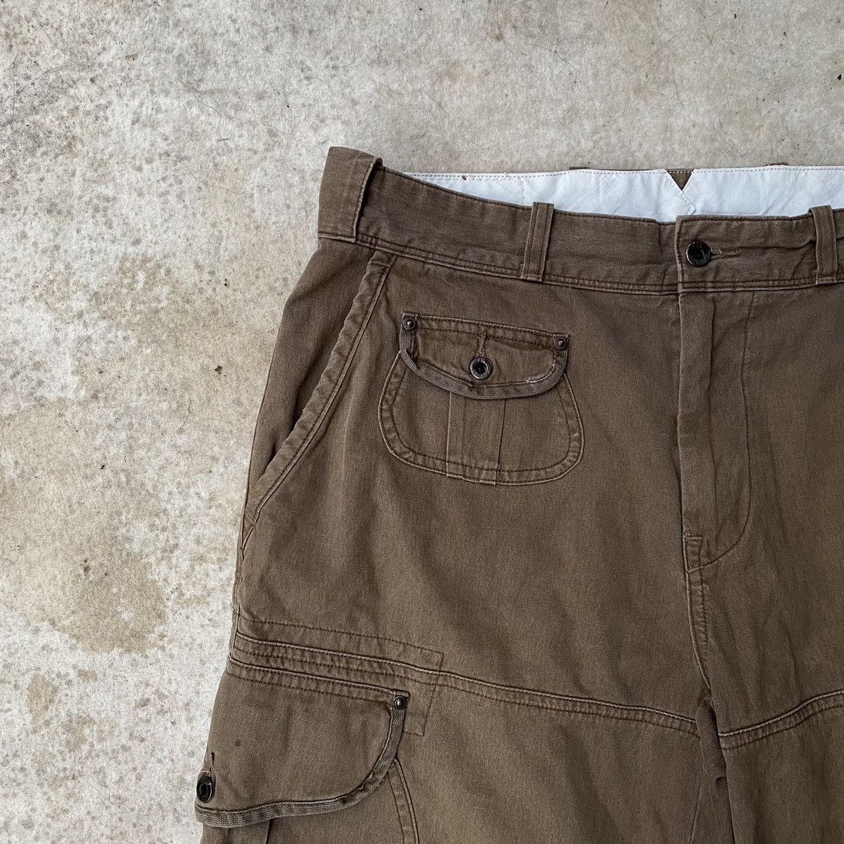 Polo Ralph Lauren × Vintage Vintage Polo Ralph Lauren Cargo Multi pocket shorts Size US 34 / EU 50 - 6 Thumbnail