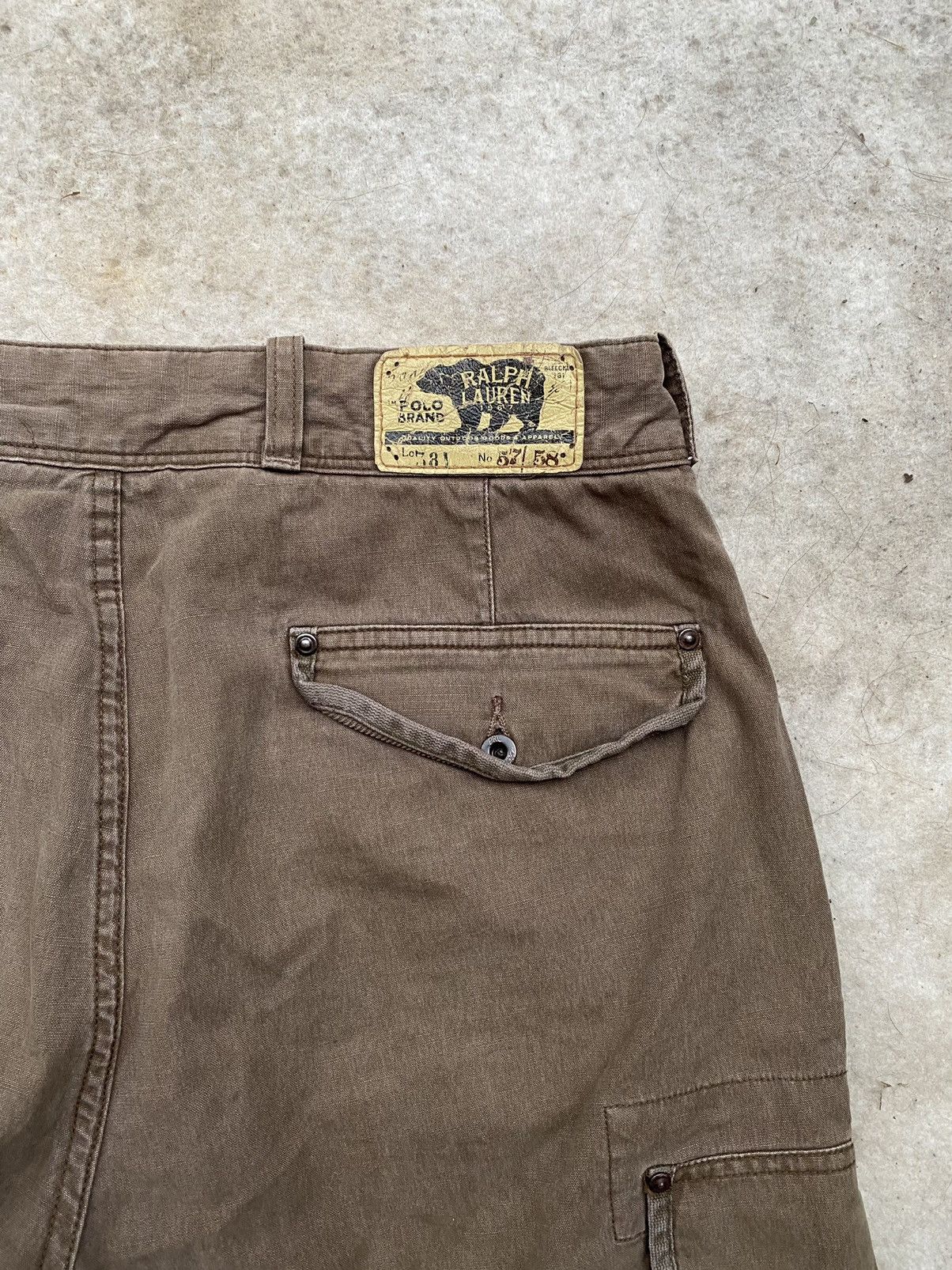 Polo Ralph Lauren × Vintage Vintage Polo Ralph Lauren Cargo Multi pocket shorts Size US 34 / EU 50 - 3 Thumbnail