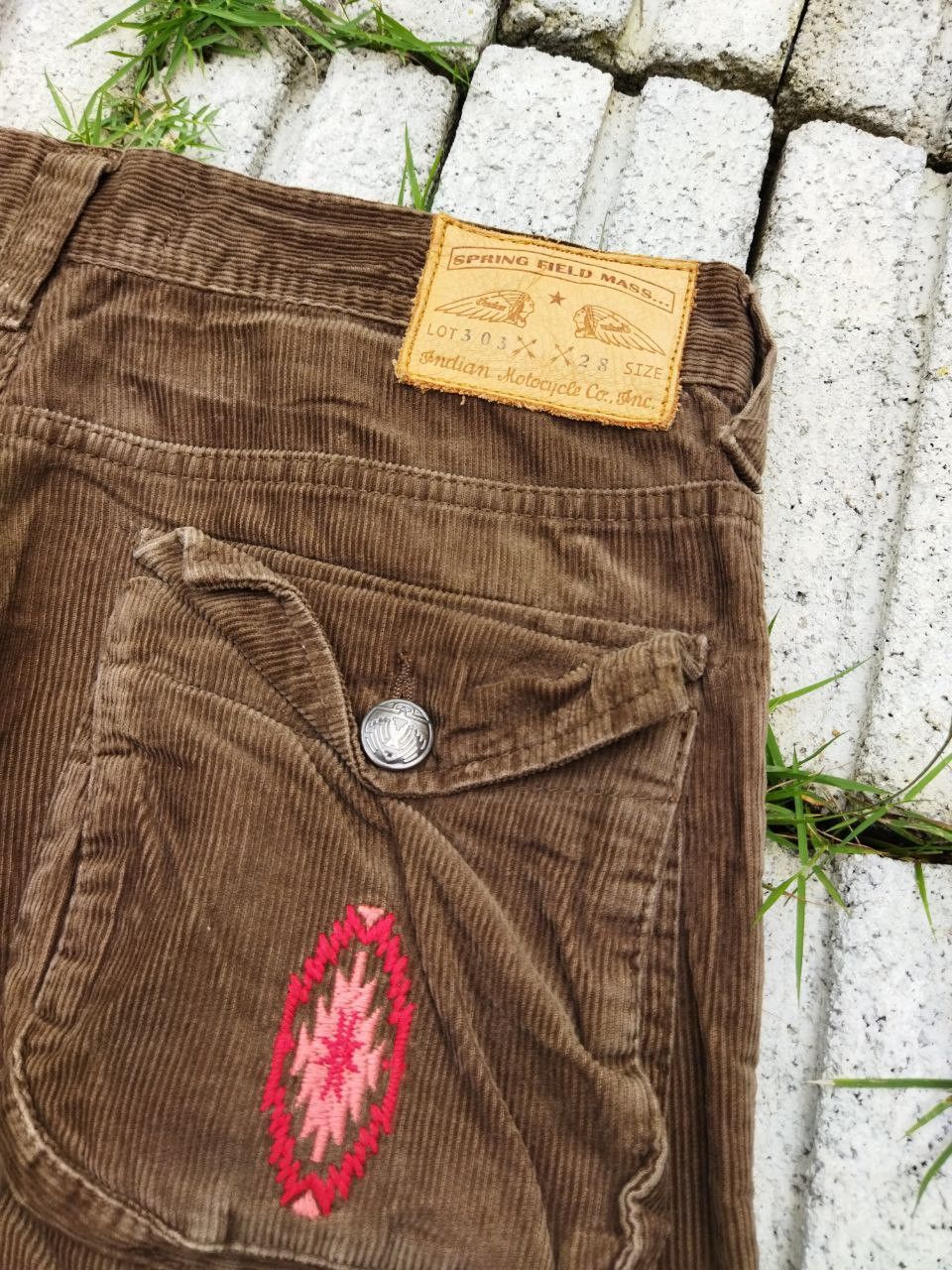 Indian Motorcycle Indian Motocycle Six Pocket Corduroy Pants Size US 28 / EU 44 - 7 Thumbnail