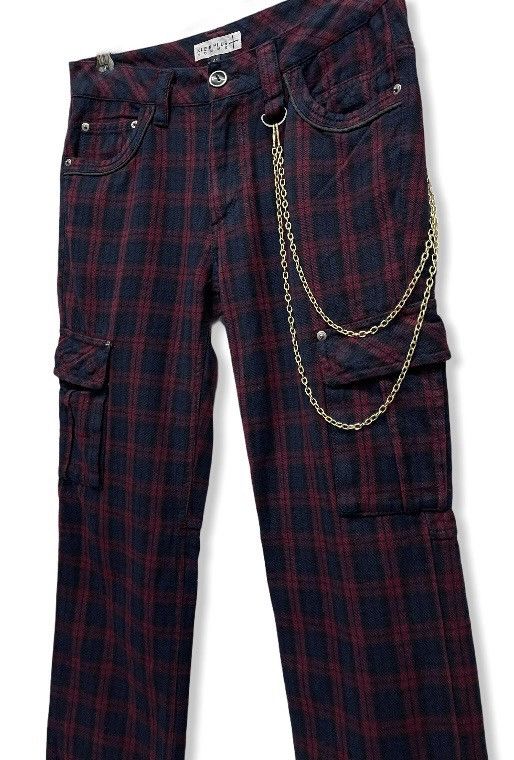 Japanese Brand BEST🔥KLEIN HOMME Punk Tartan Inspired Vivienne Westwood Size 29" - 1 Thumbnail