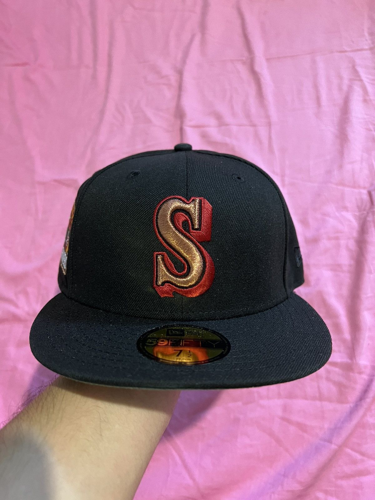 New Era 7 1/2 Seattle Mariners Fitted Cool Fashion Size ONE SIZE - 1 Thumbnail
