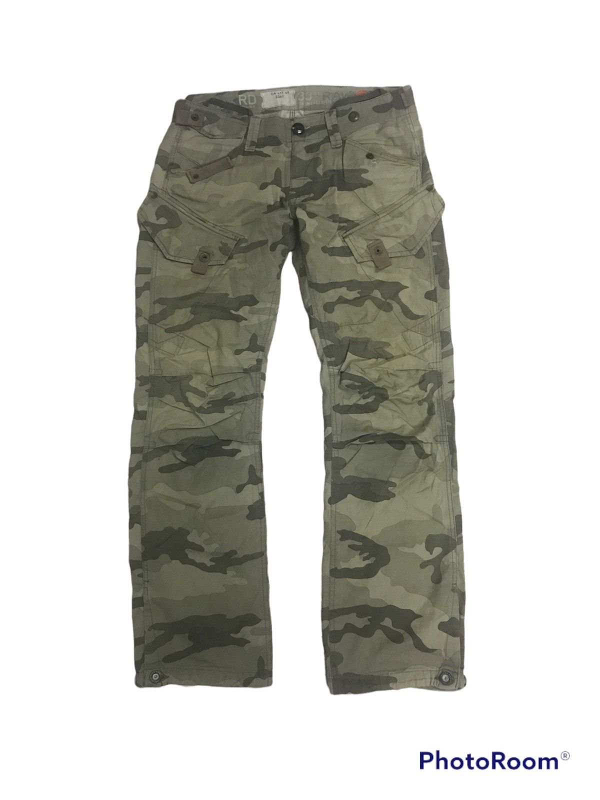 G-star Raw 3301 Multipocket cargo pant army design