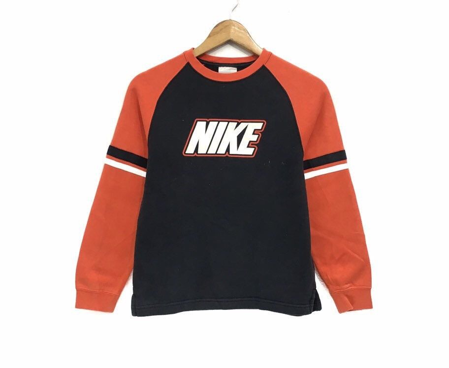 Nike Crewneck Sweatshirt Big Logo Spell Out Pullover
