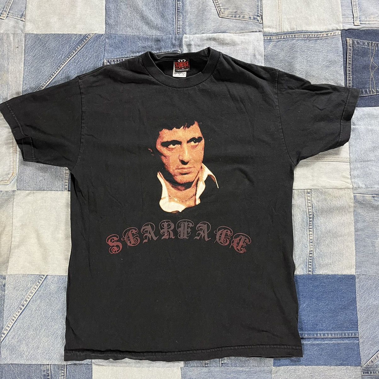 Vintage Vintage Scarface Movie Tony Montana T shirt Sz L Size US L / EU 52-54 / 3 - 1 Thumbnail