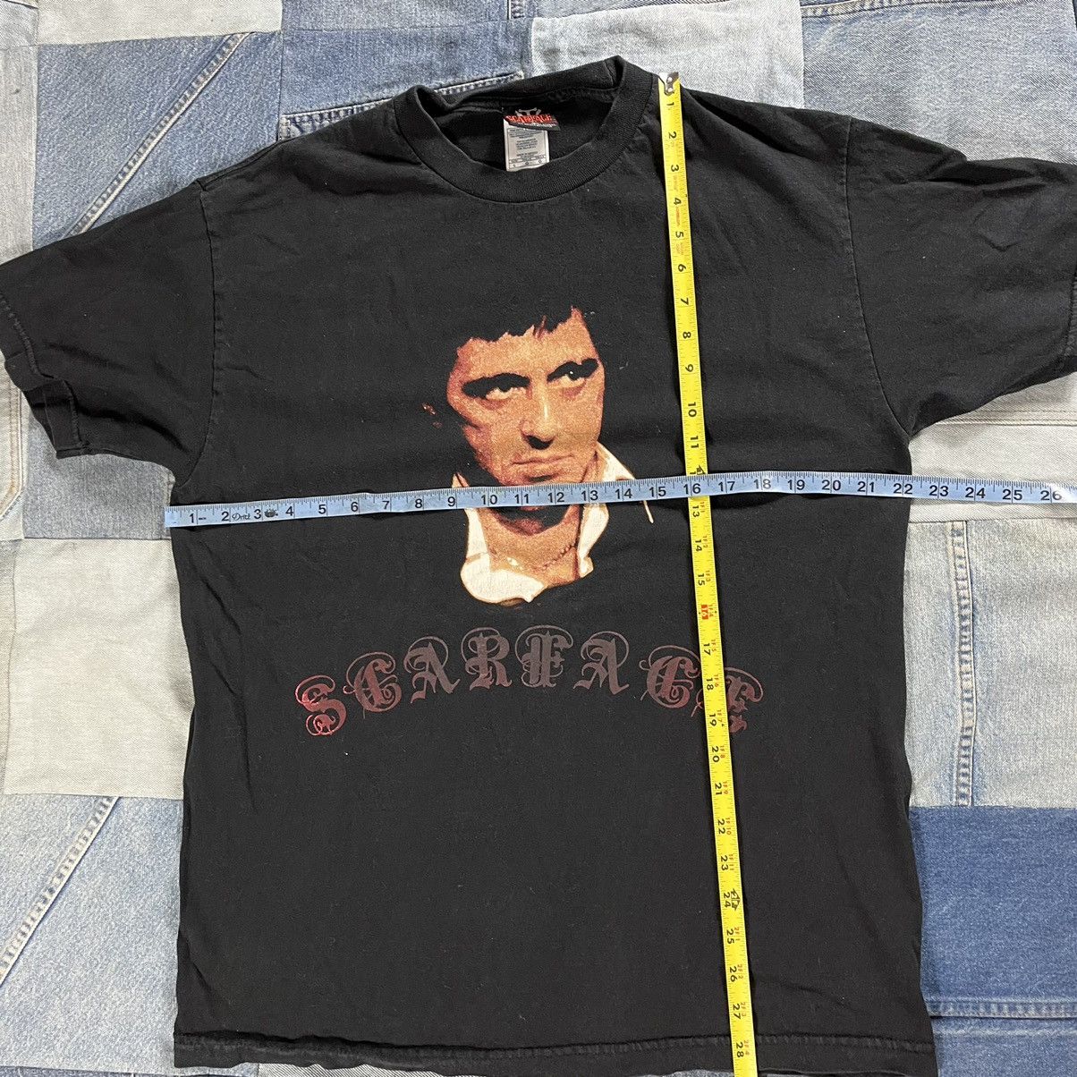 Vintage Vintage Scarface Movie Tony Montana T shirt Sz L Size US L / EU 52-54 / 3 - 6 Thumbnail