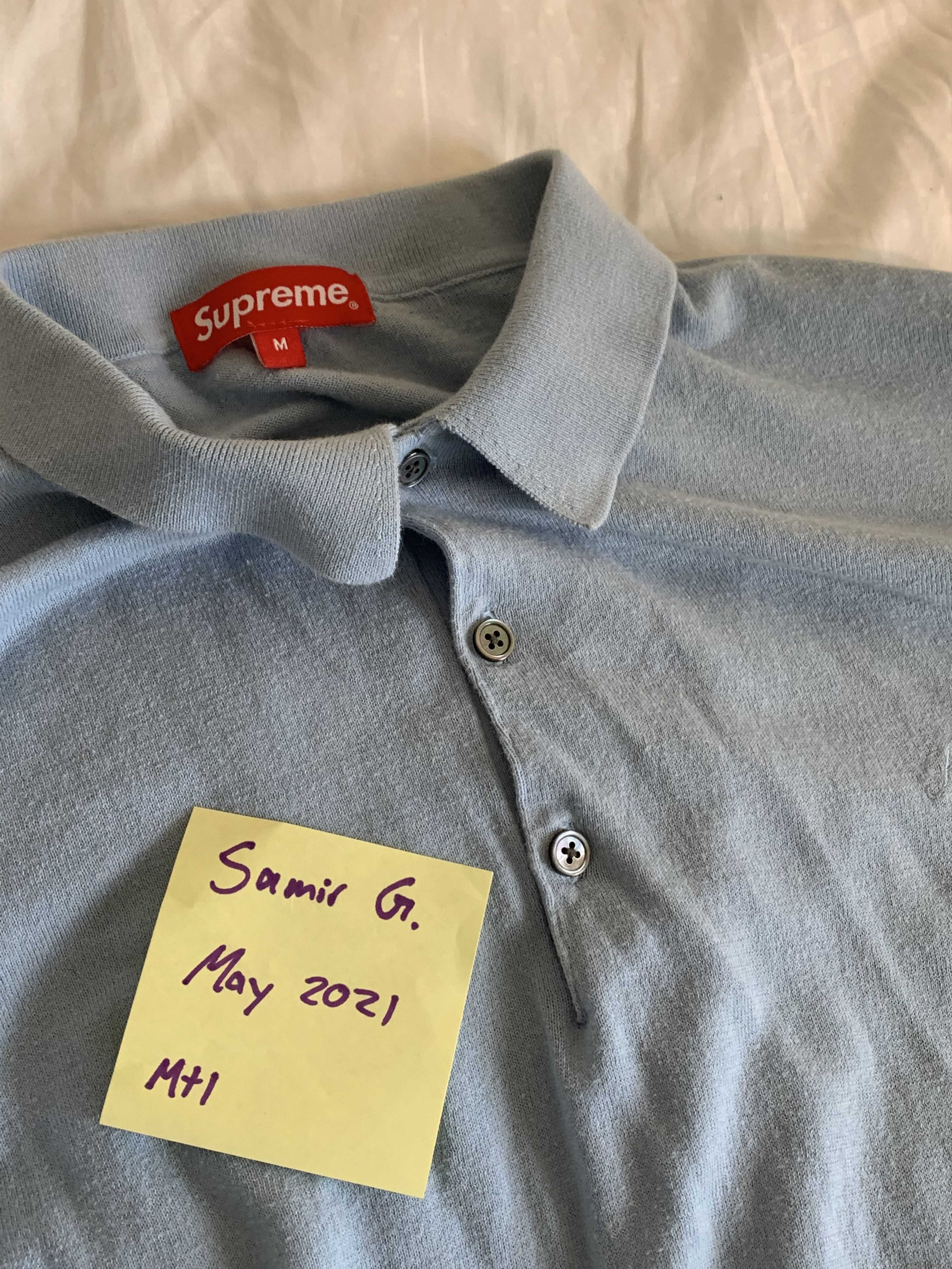 Supreme Supreme LS Polo - last drop Size US M / EU 48-50 / 2 - 2 Thumbnail