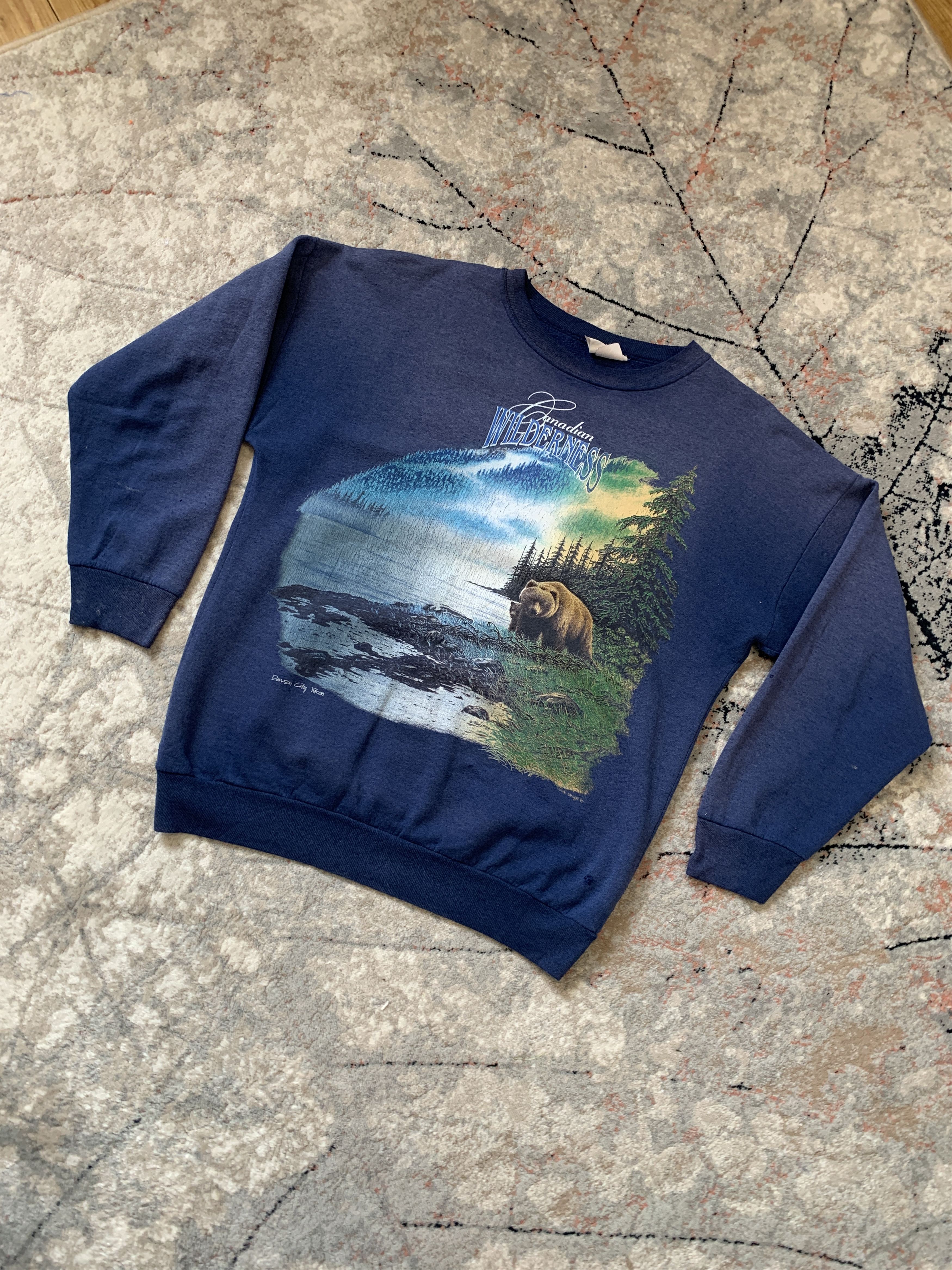 Vintage Bear Canadian Wilderness Vintage Sweatshirt Size US M / EU 48-50 / 2 - 2 Thumbnail