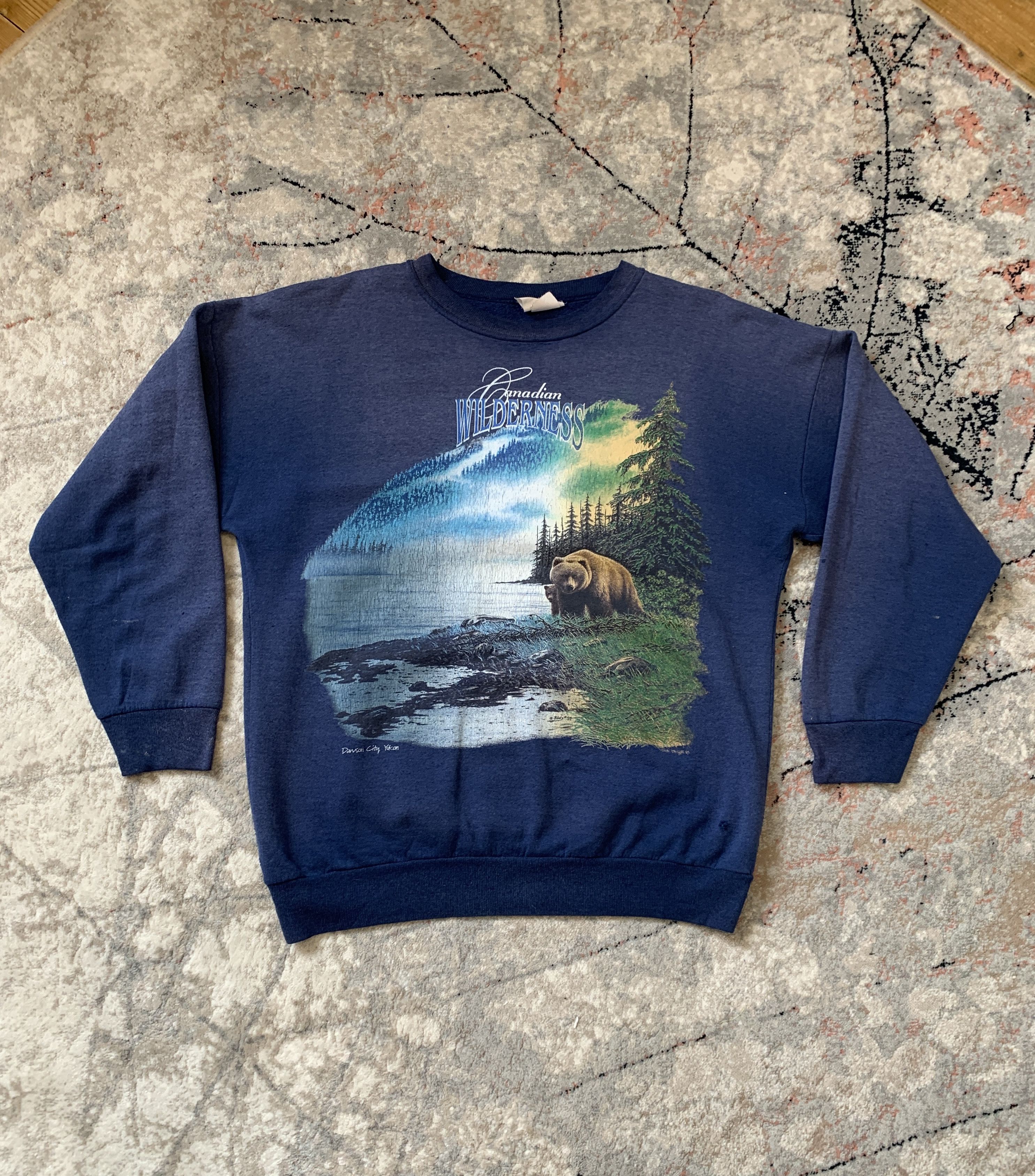 Vintage Bear Canadian Wilderness Vintage Sweatshirt Size US M / EU 48-50 / 2 - 1 Thumbnail