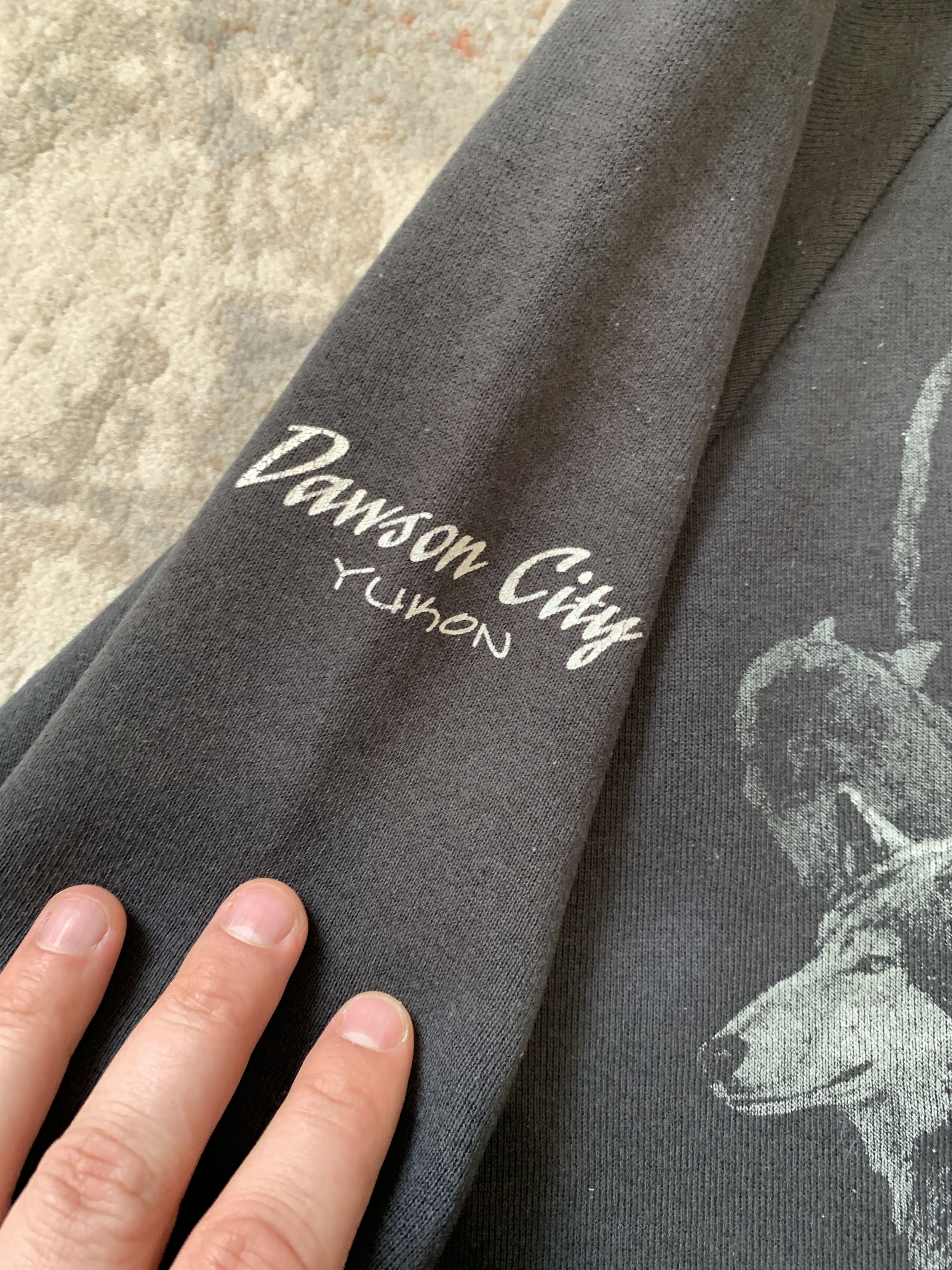 Other Dawson City Yukon Vintage Woolf Sweatshirt Size US L / EU 52-54 / 3 - 12 Thumbnail
