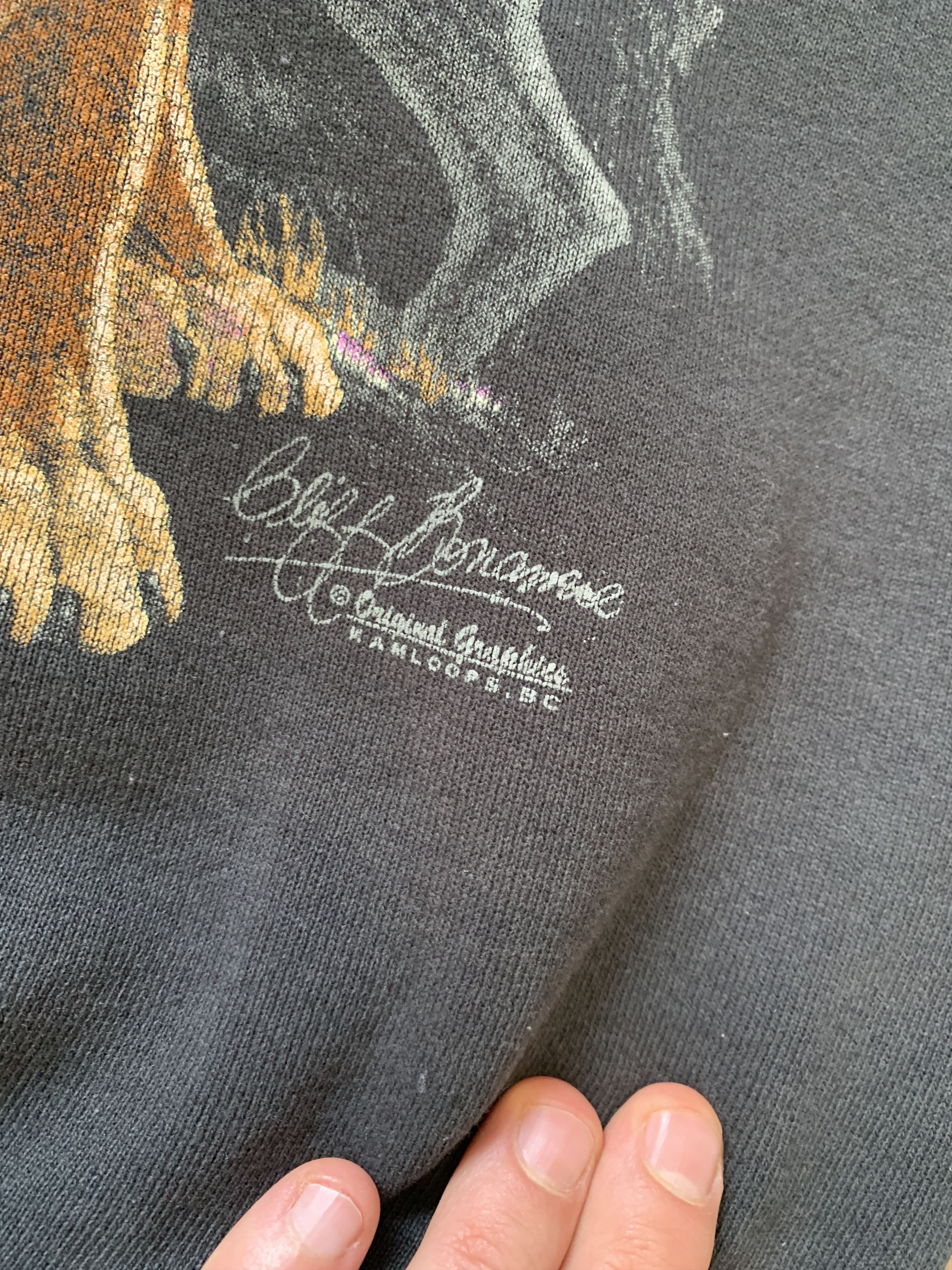 Other Dawson City Yukon Vintage Woolf Sweatshirt Size US L / EU 52-54 / 3 - 3 Thumbnail