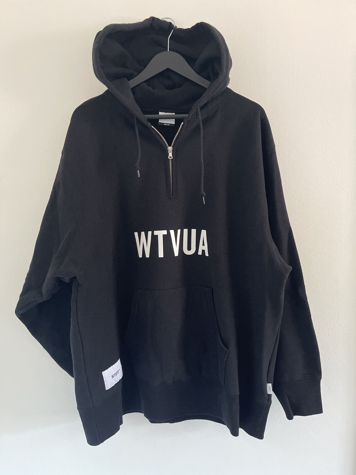 トップス WTAPS WTVUA / HOODY / COTTON NAVY Wtaps WTAPS WTVUA Half Zip Hoodie | Grailed