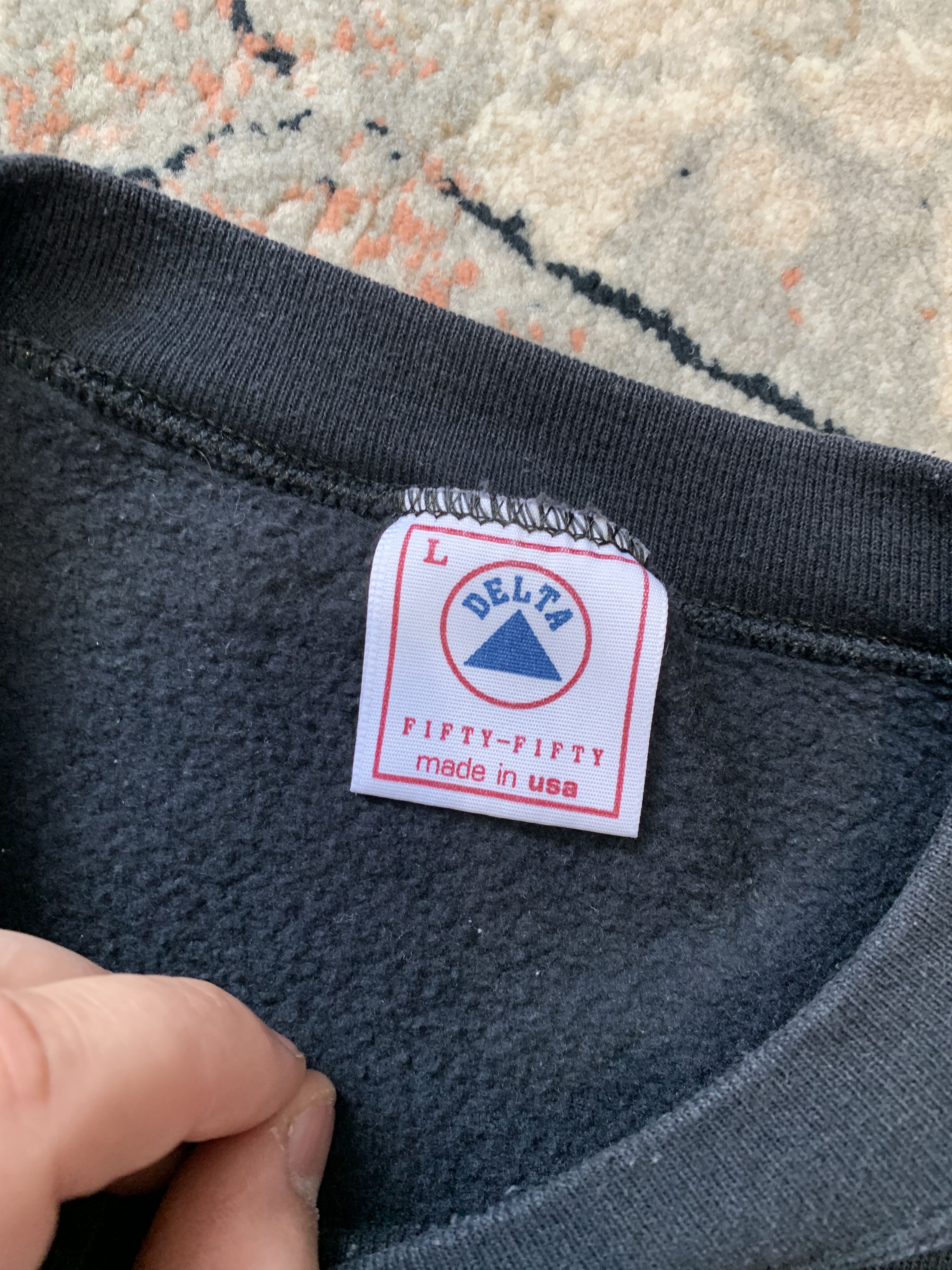 Delta × Vintage Delta Vintage Sweatshirt Made In USA Size US L / EU 52-54 / 3 - 6 Thumbnail