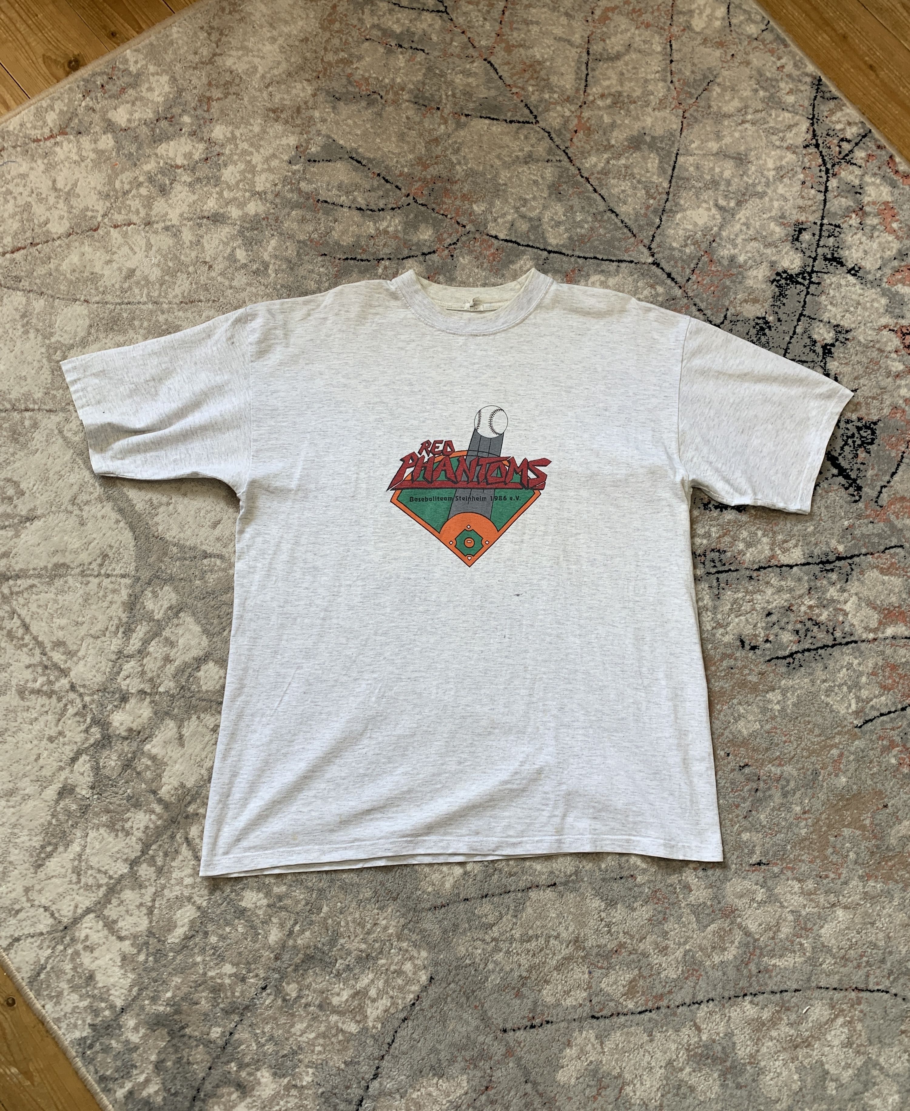 MLB × Vintage Red Phantoms Baseball Team Steinheim 1986 Vintage T-Shirt Size US XL / EU 56 / 4 - 1 Thumbnail
