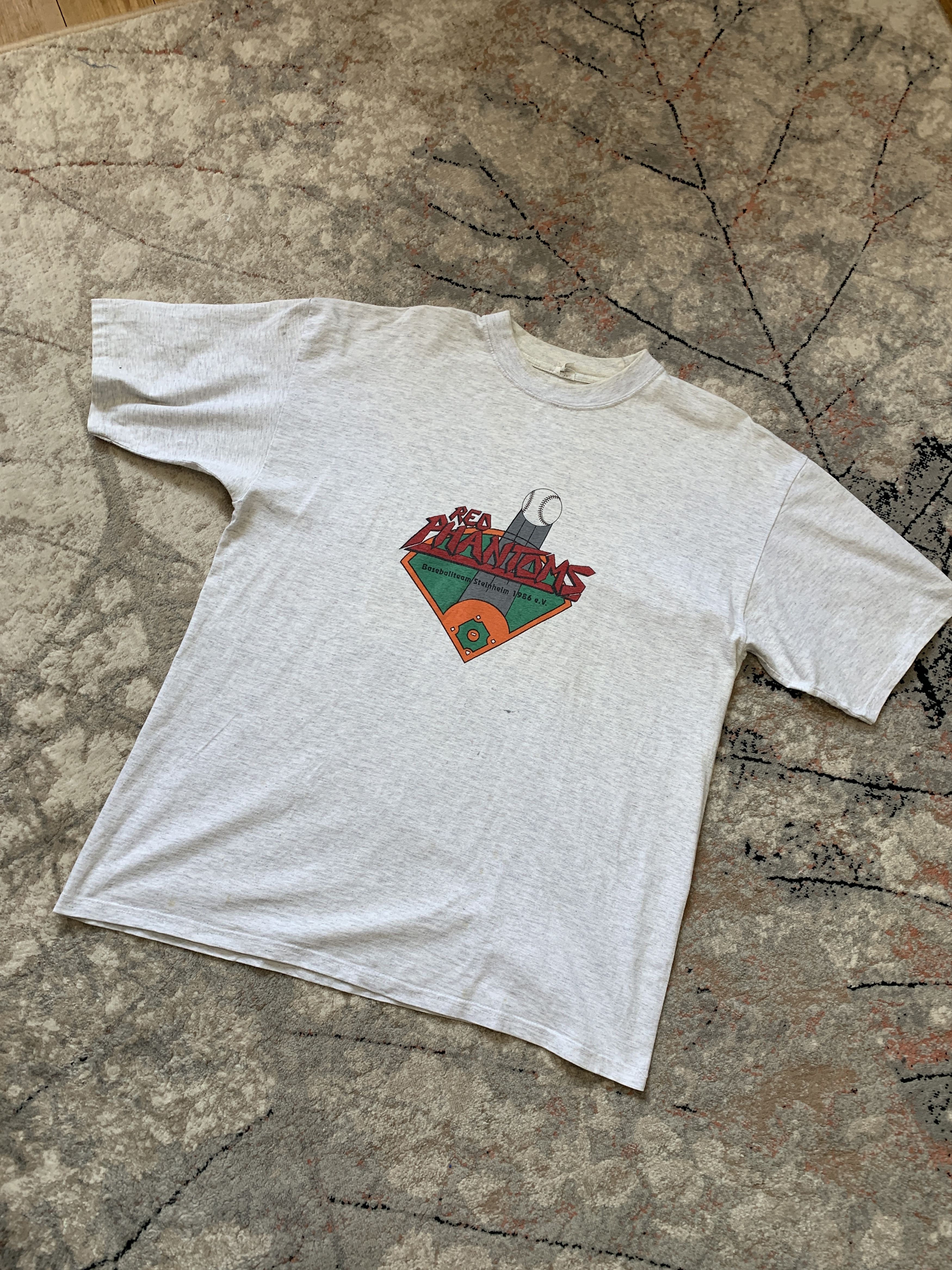 MLB × Vintage Red Phantoms Baseball Team Steinheim 1986 Vintage T-Shirt Size US XL / EU 56 / 4 - 2 Thumbnail