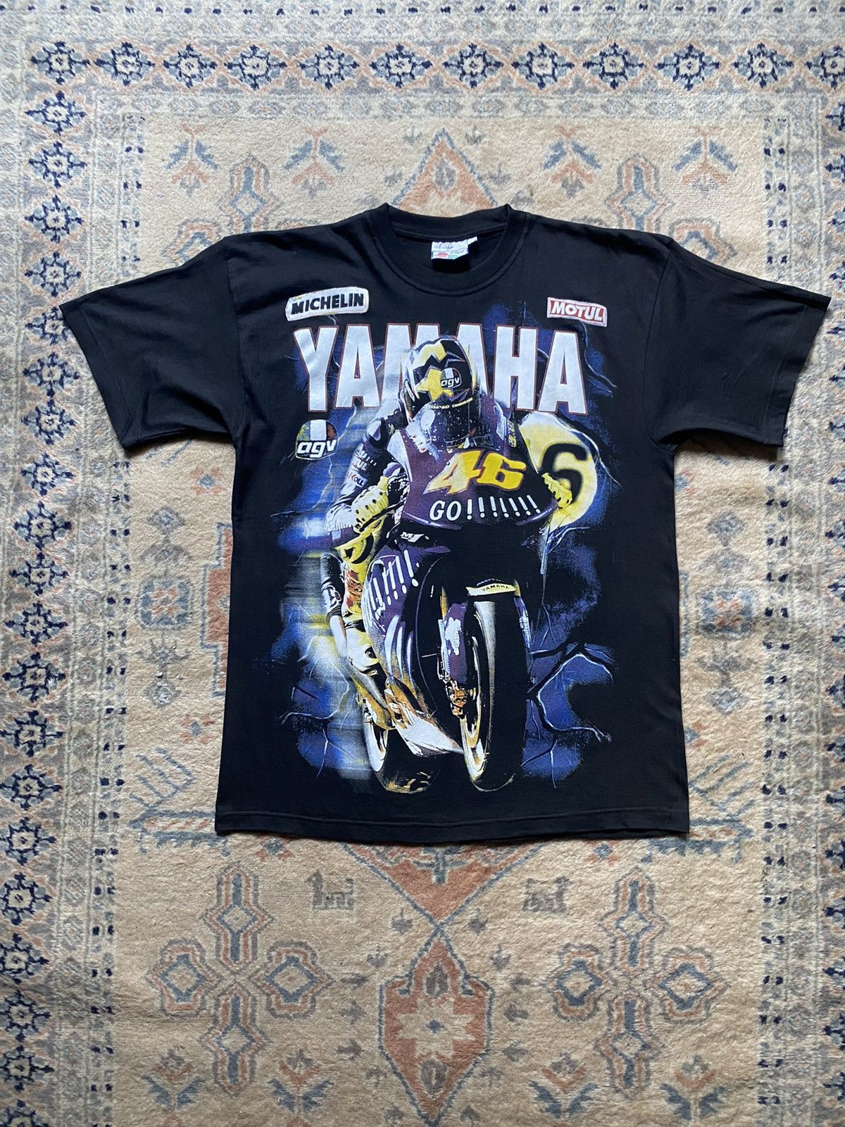 00's Valentino Rossi Bootleg 46 Yamaha Xl fit L