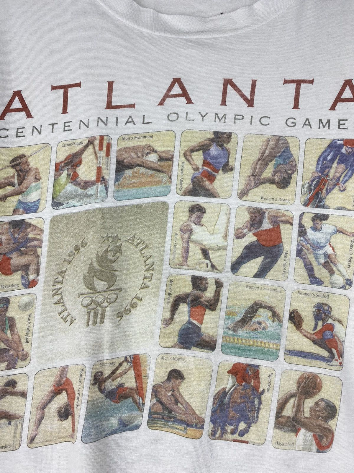 USA Olympics Vintage rare 1996 Atlanta Olympic Size US XL / EU 56 / 4 - 3 Thumbnail