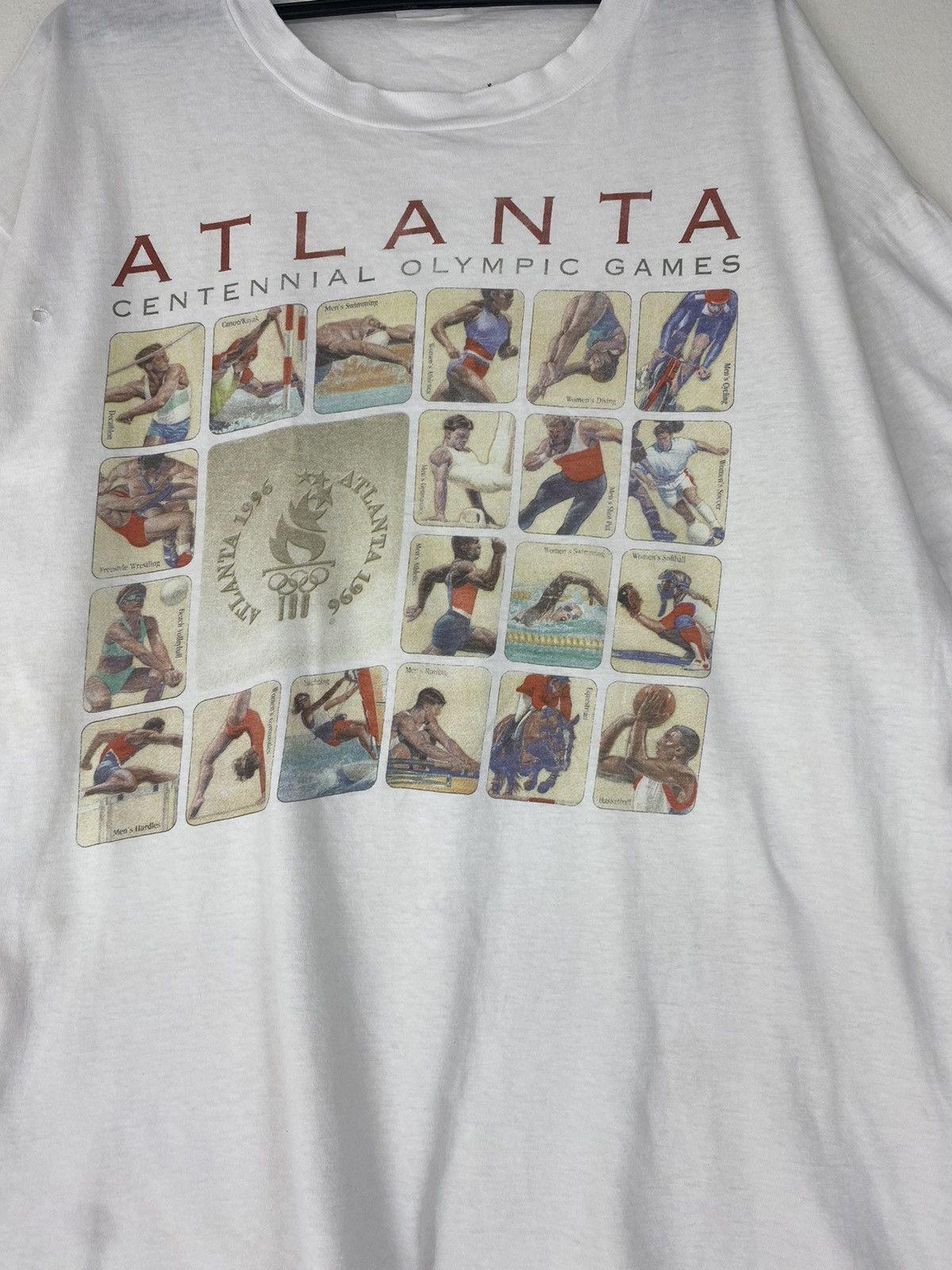 USA Olympics Vintage rare 1996 Atlanta Olympic Size US XL / EU 56 / 4 - 2 Thumbnail