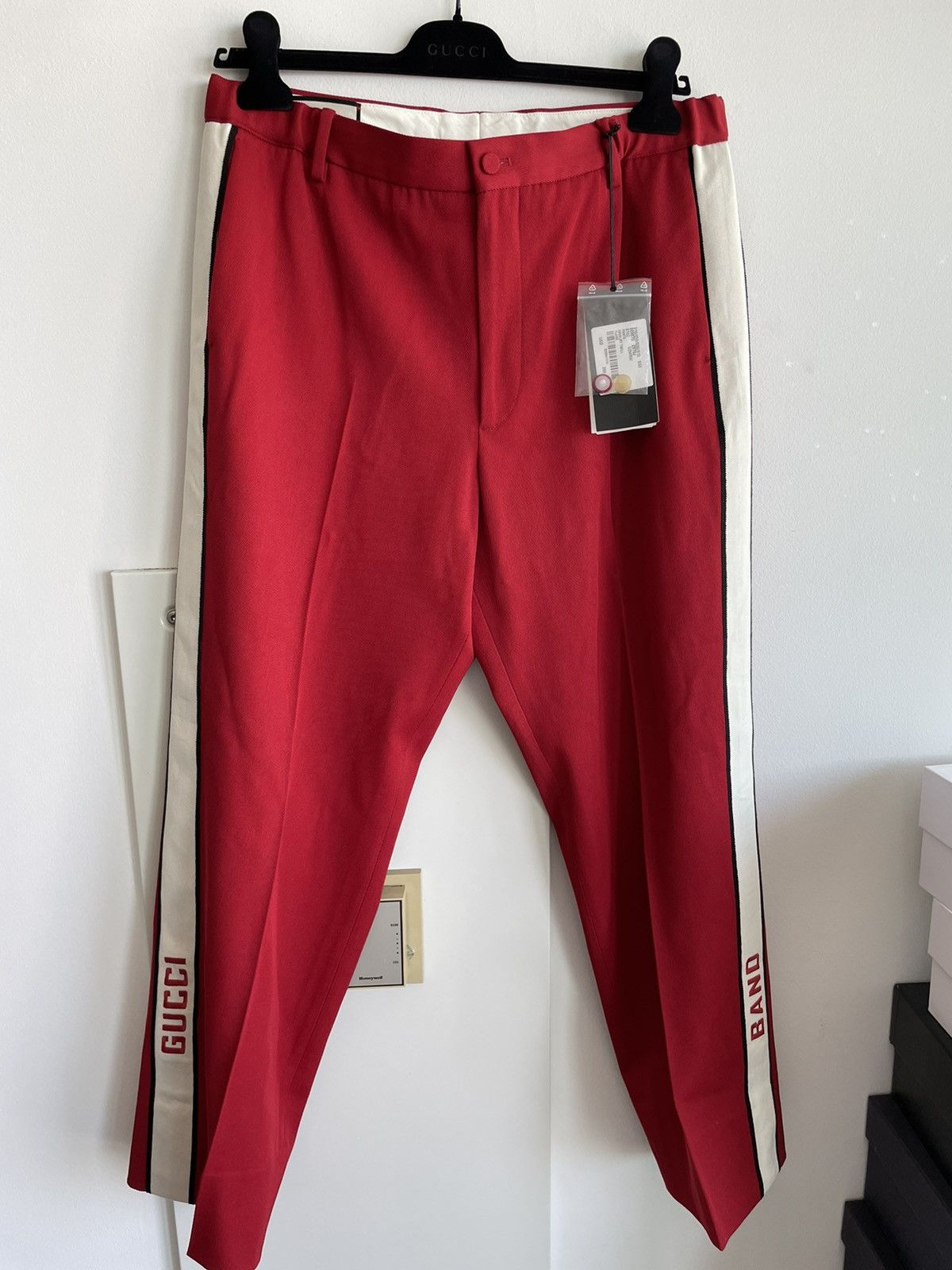 Gucci $3,000 Value BrandNew Gucci Band Runway Cavalry Twill Pants Size US 33 - 18 Thumbnail