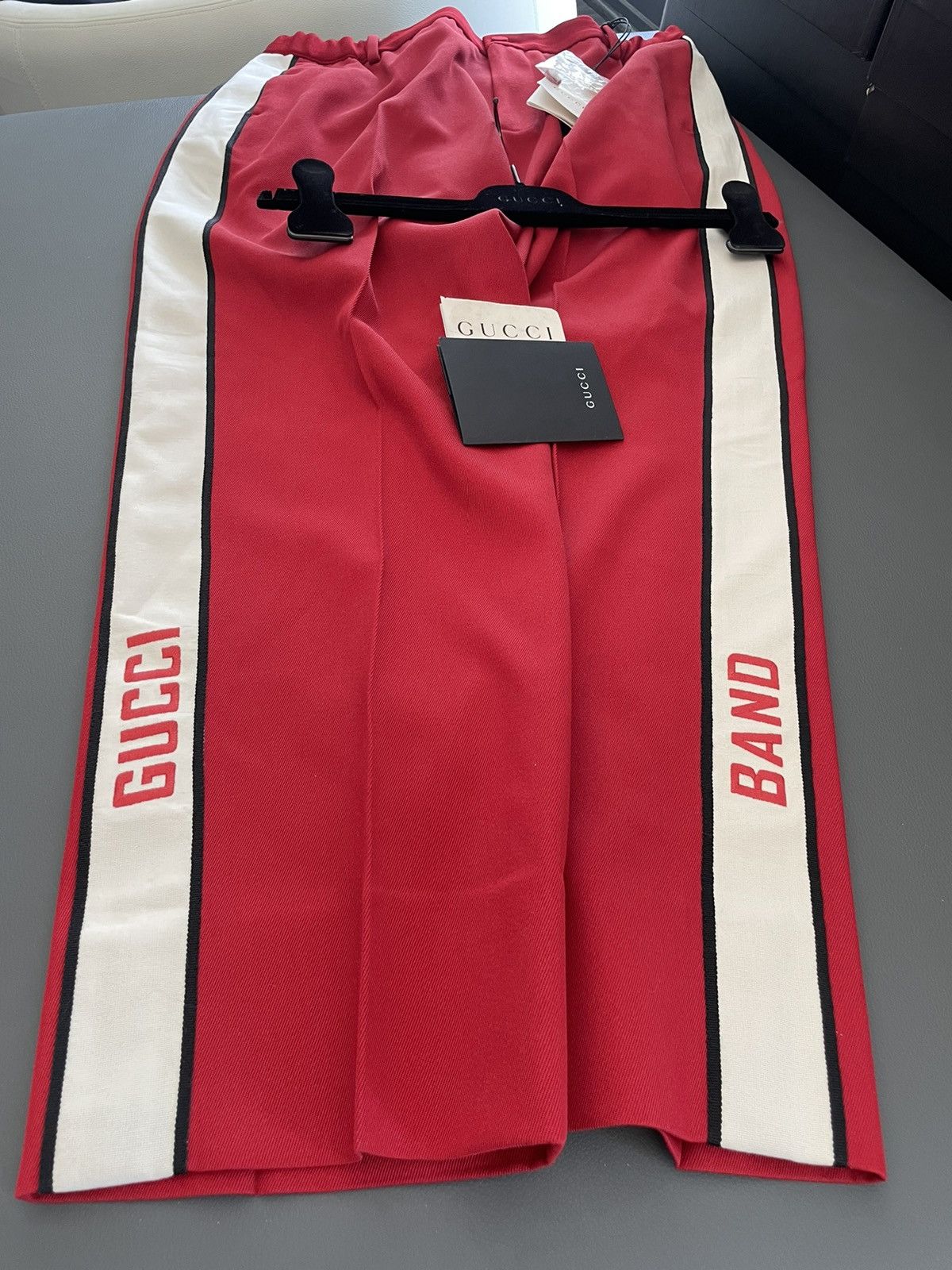 Gucci $3,000 Value BrandNew Gucci Band Runway Cavalry Twill Pants Size US 33 - 1 Thumbnail