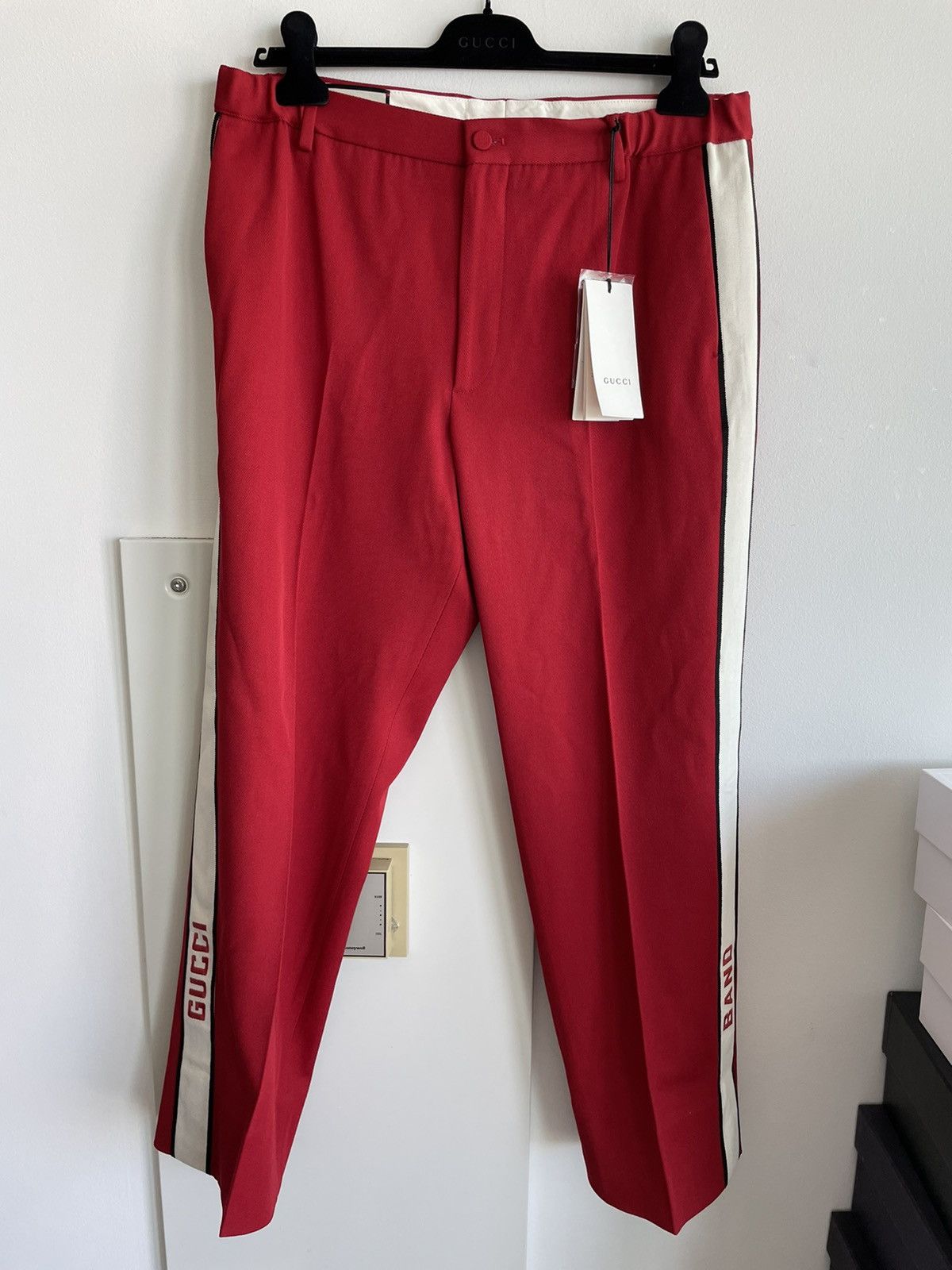 Gucci $3,000 Value BrandNew Gucci Band Runway Cavalry Twill Pants Size US 33 - 16 Thumbnail