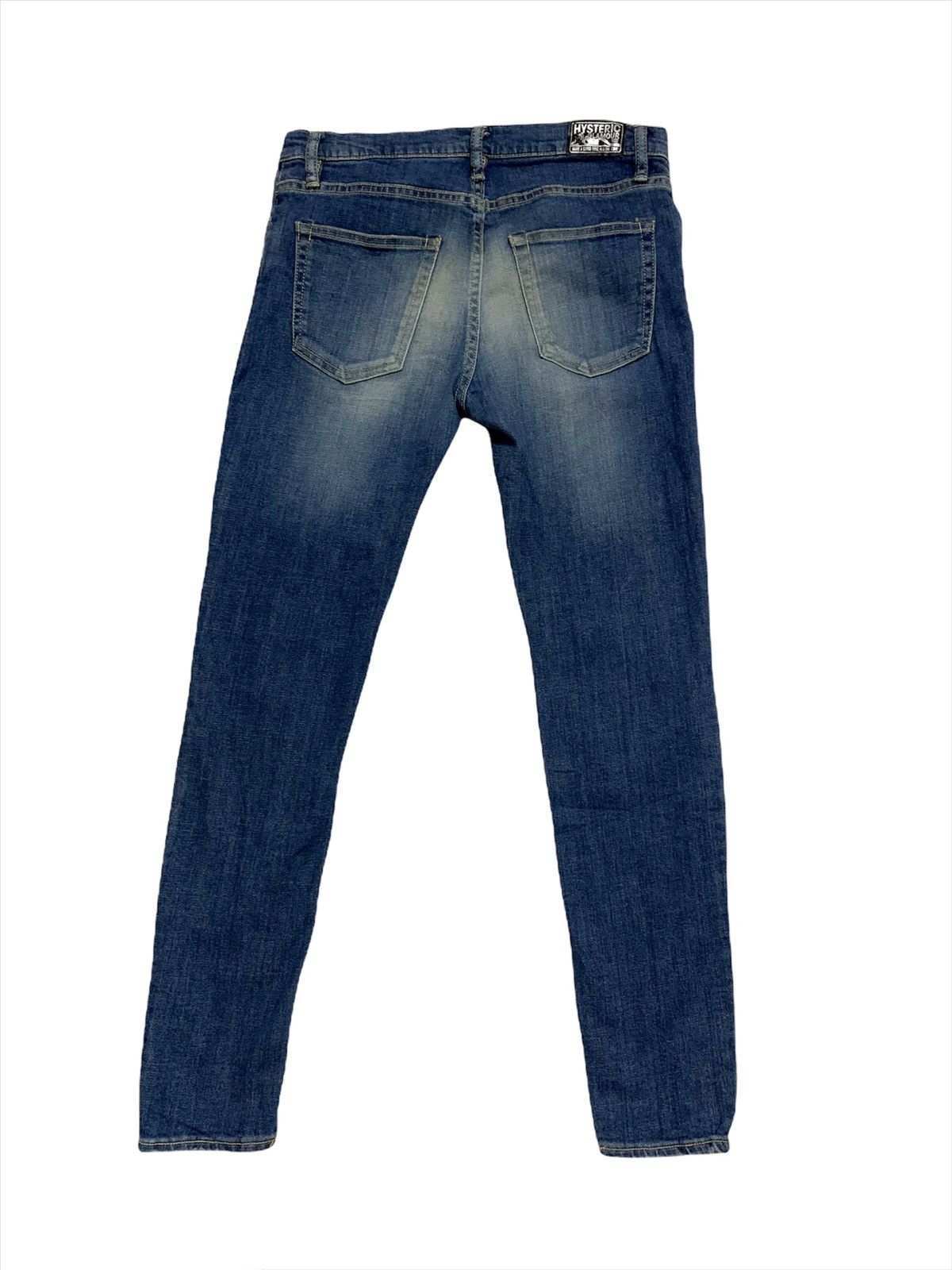 Hysteric Glamour × Vintage 🇯🇵Hysteric Glamour Distressed Skinny Stretch Jeans Size US 30 / EU 46 - 4 Thumbnail