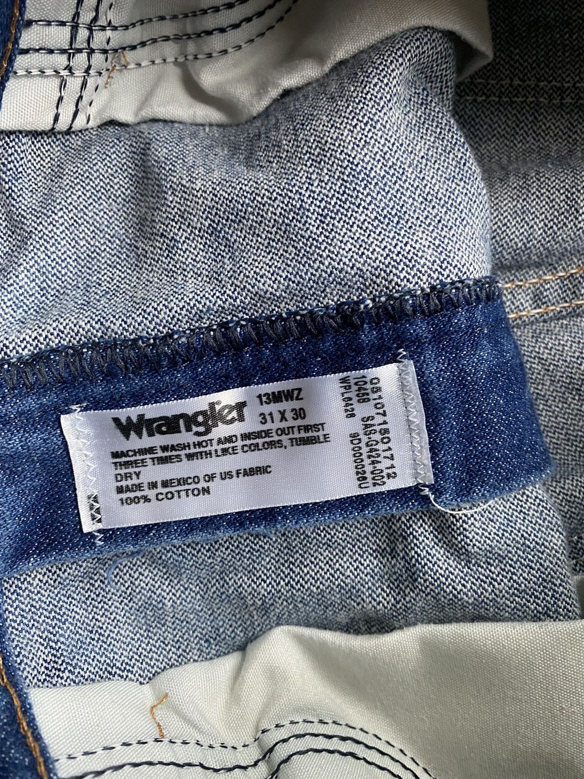 Vintage Vintage Wrangler Blue Denim Jeans Size US 31 - 4 Thumbnail