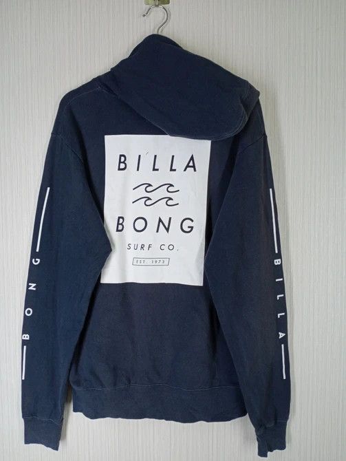 Billabong Rare Vintage Billabong Big Logo Hoodie Sweatshirt Size US L / EU 52-54 / 3 - 1 Thumbnail