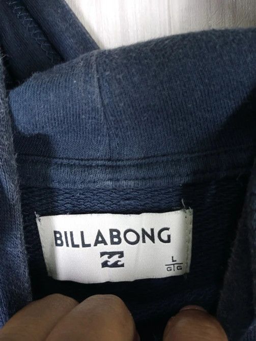 Billabong Rare Vintage Billabong Big Logo Hoodie Sweatshirt Size US L / EU 52-54 / 3 - 7 Thumbnail