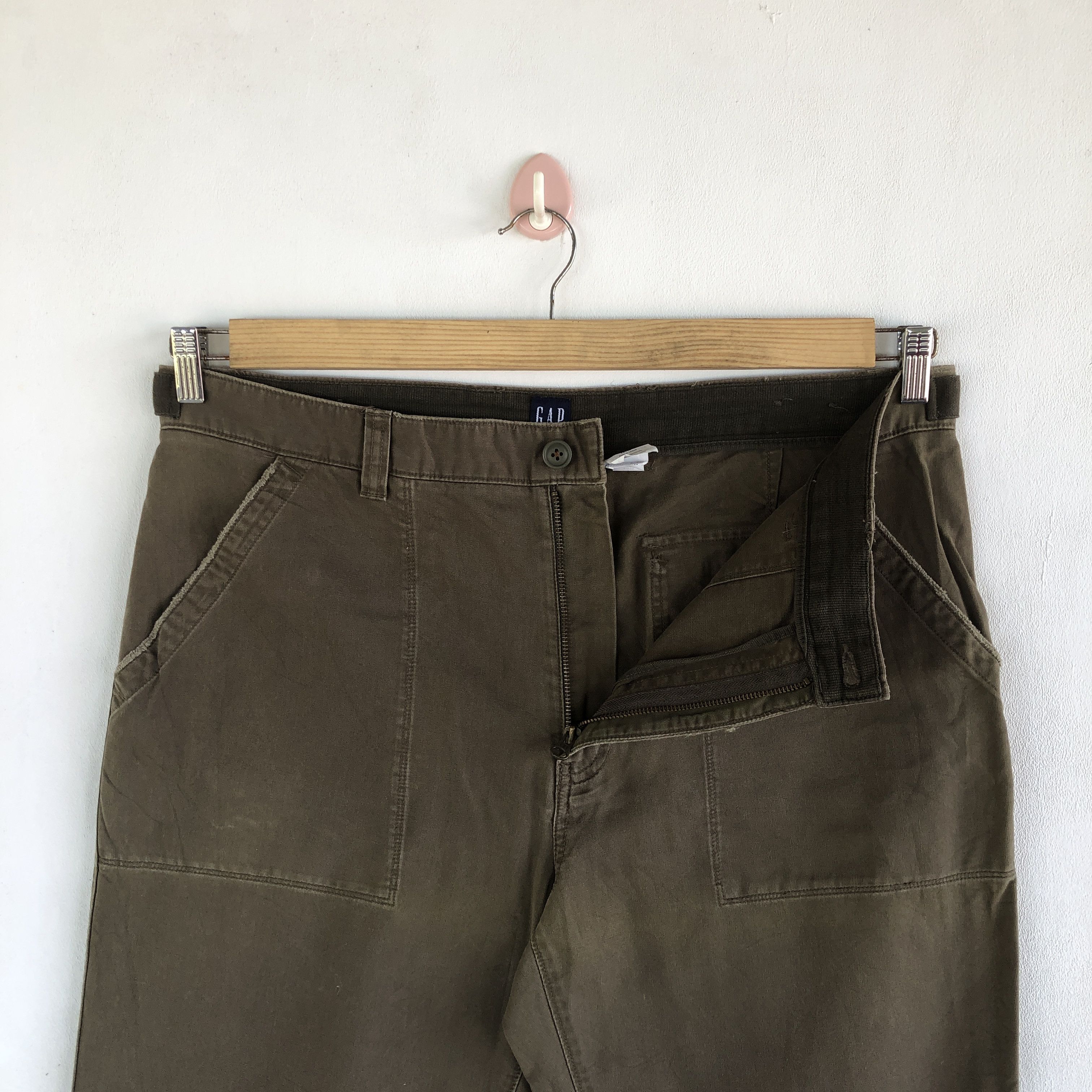 Japanese Brand × Vintage Vintage Gap Trousers Pants Brown Gap Pants Size 28" / US 6 / IT 42 - 9 Thumbnail