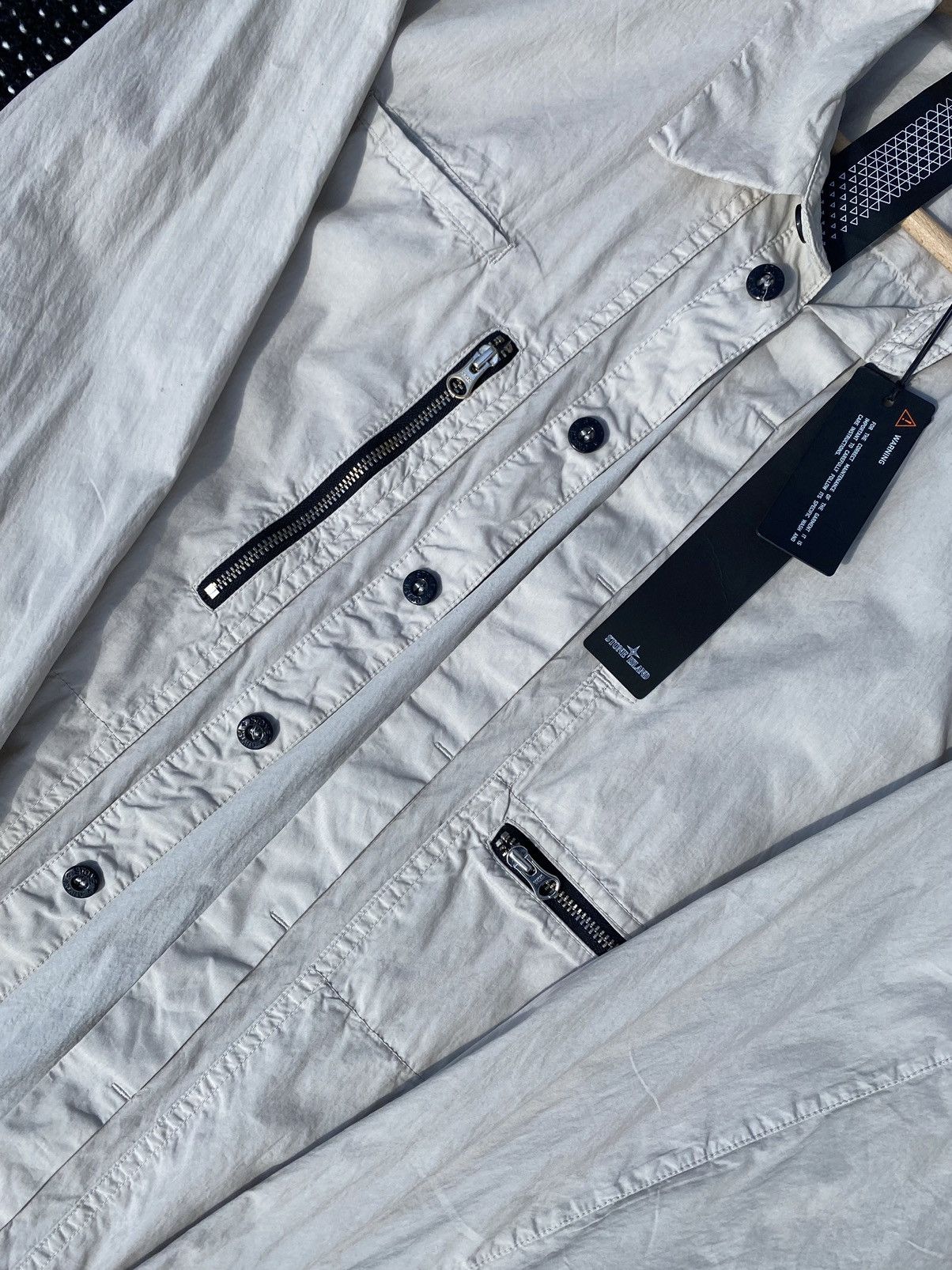 Stone Island Shadow Project Stone Island Shadow Project Nyco Poplin Overshirt Size US M / EU 48-50 / 2 - 2 Thumbnail