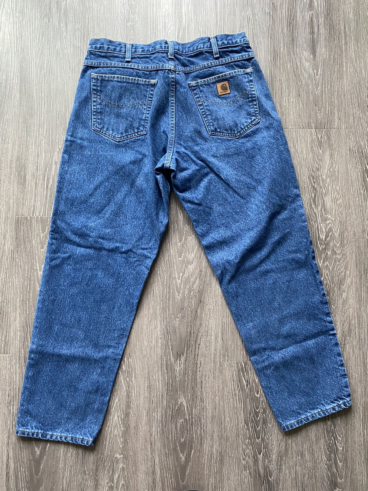 Carhartt Vintage Carhartt Baggy Blue Denim Jeans Size US 36 / EU 52 - 1 Thumbnail