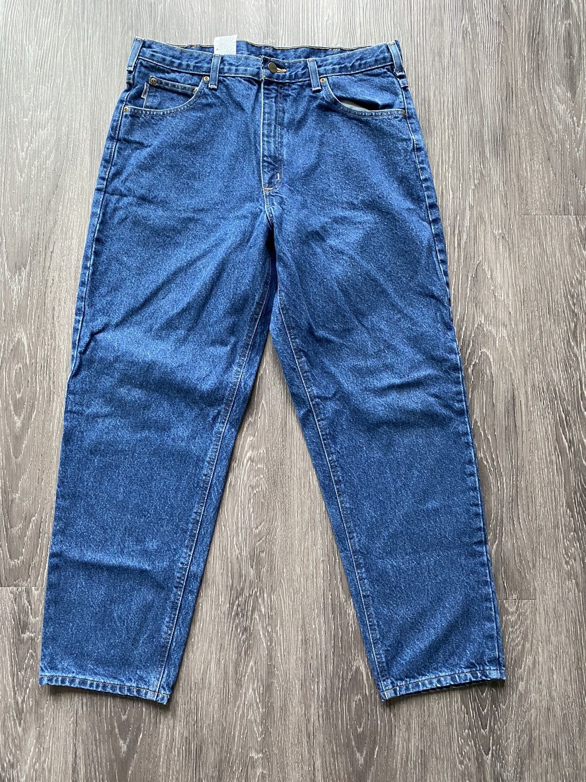 Carhartt Vintage Carhartt Baggy Blue Denim Jeans Size US 36 / EU 52 - 2 Thumbnail