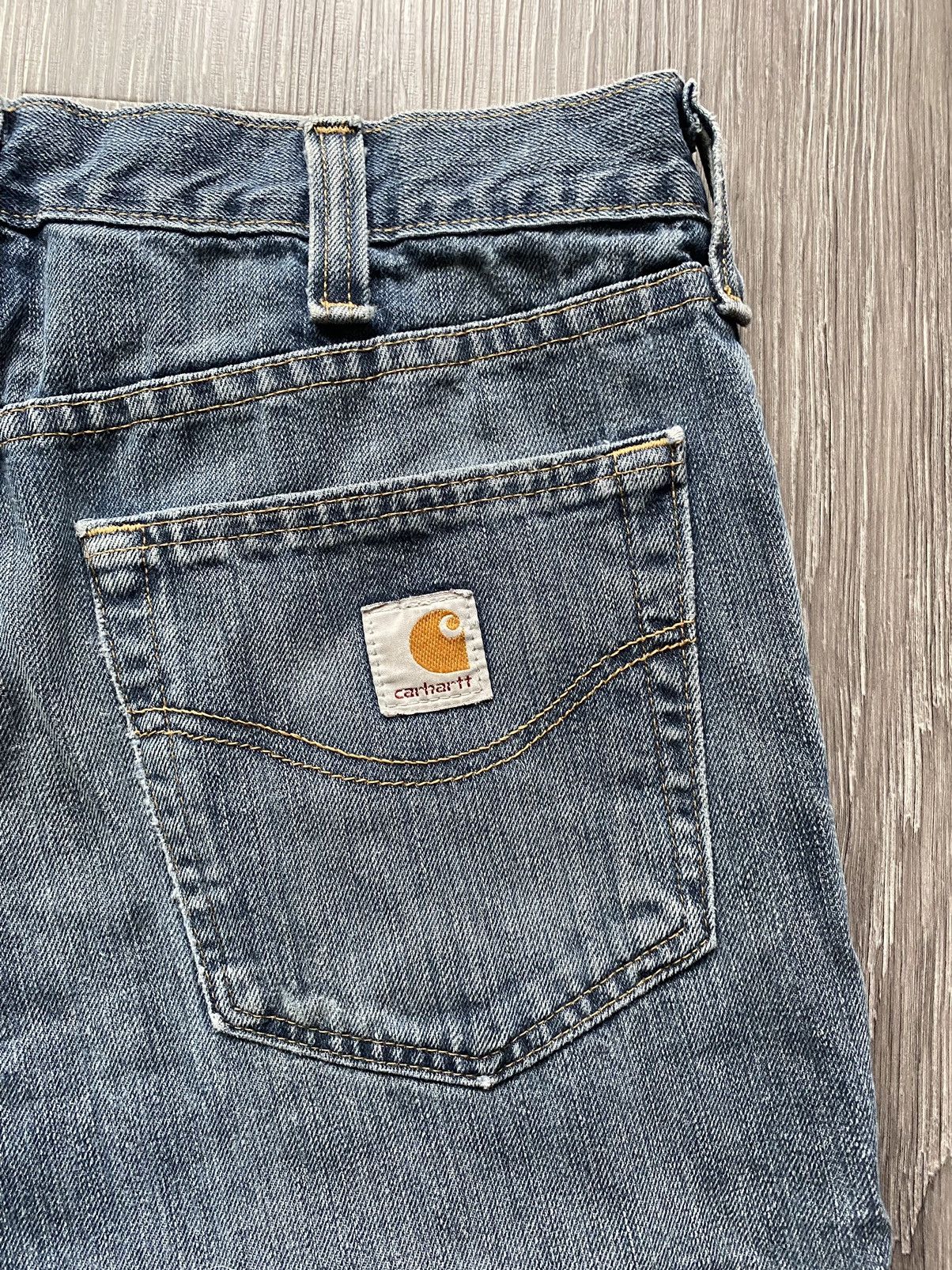 Carhartt Vintage Carhartt Blue Denim Jeans Size US 32 / EU 48 - 4 Thumbnail