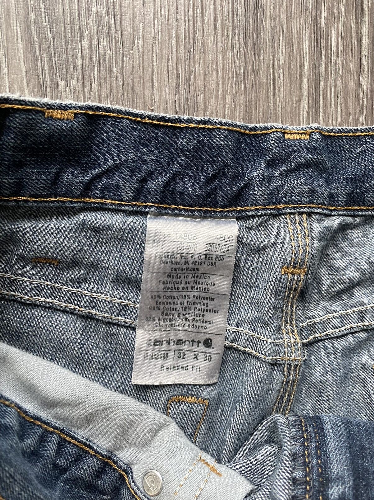 Carhartt Vintage Carhartt Blue Denim Jeans Size US 32 / EU 48 - 5 Thumbnail