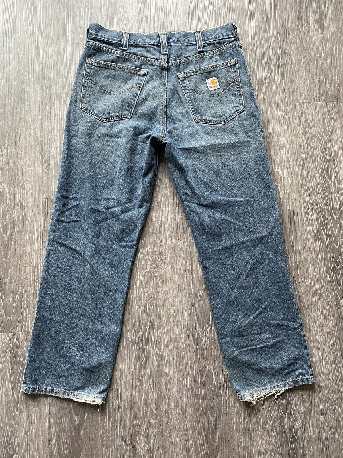 Carhartt Vintage Carhartt Blue Denim Jeans Size US 32 / EU 48 - 1 Thumbnail