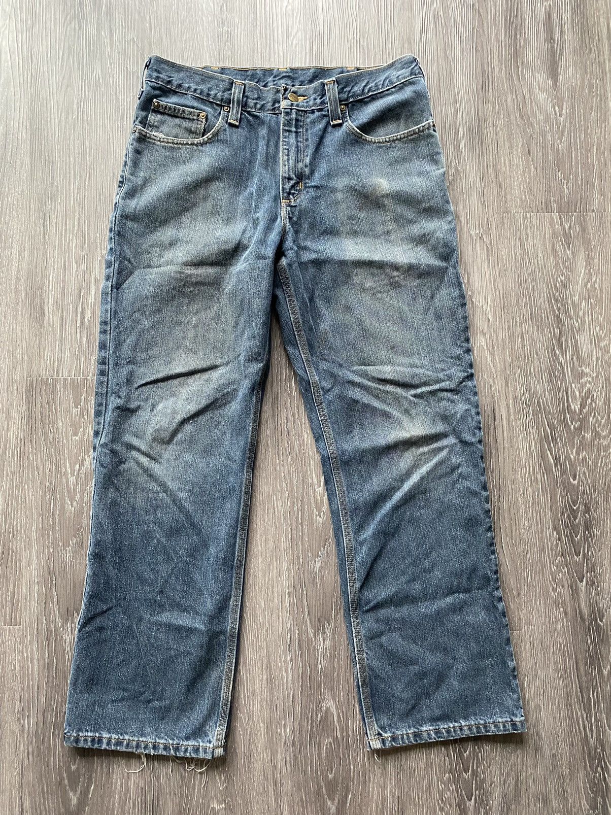 Carhartt Vintage Carhartt Blue Denim Jeans Size US 32 / EU 48 - 2 Thumbnail