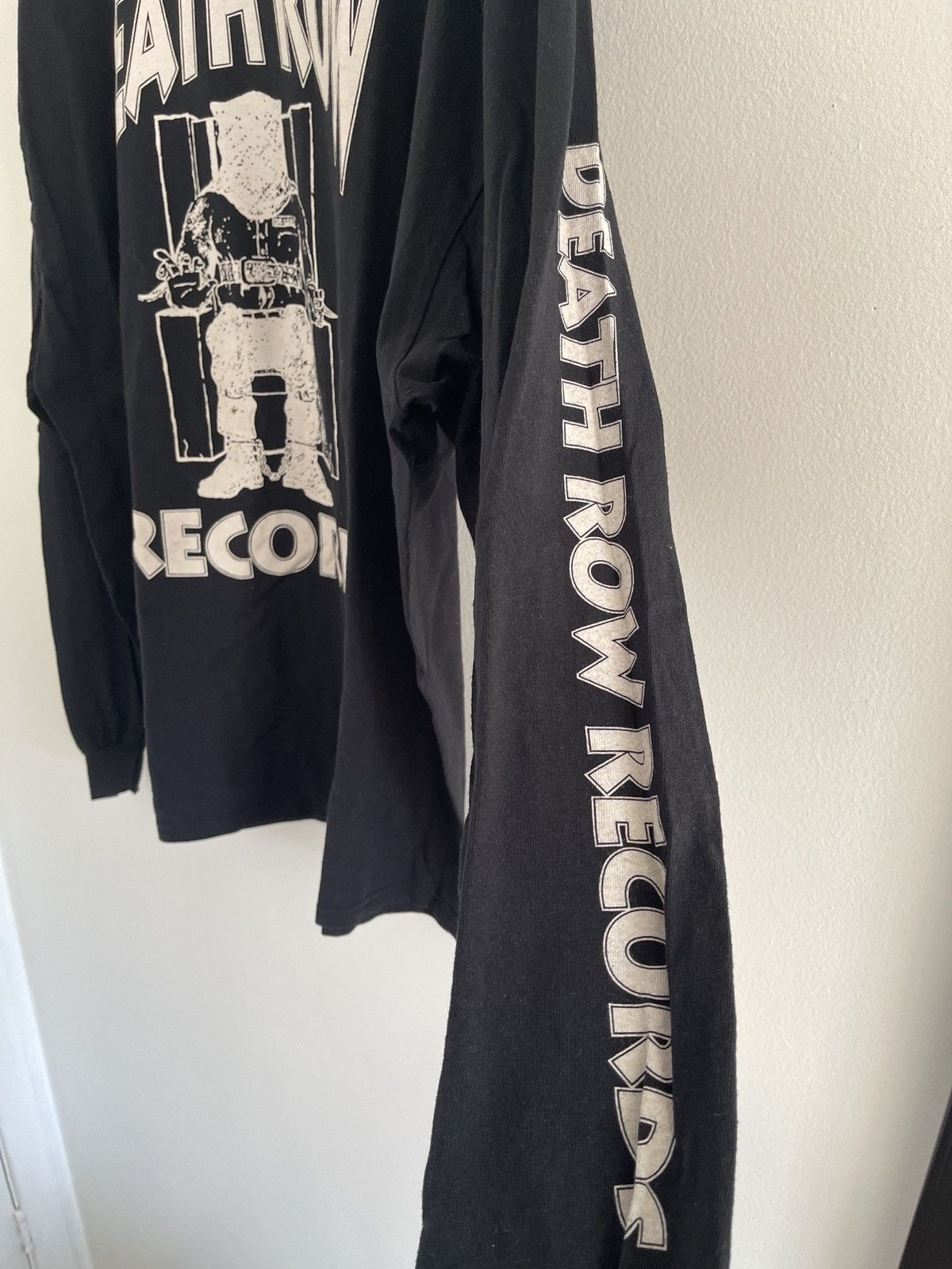 トップス DEATH ROW RECORDS / LONG SLEEVE T-SHIRT Death Row Records Long Sleeve 412082 | Rockabilia Merch Store
