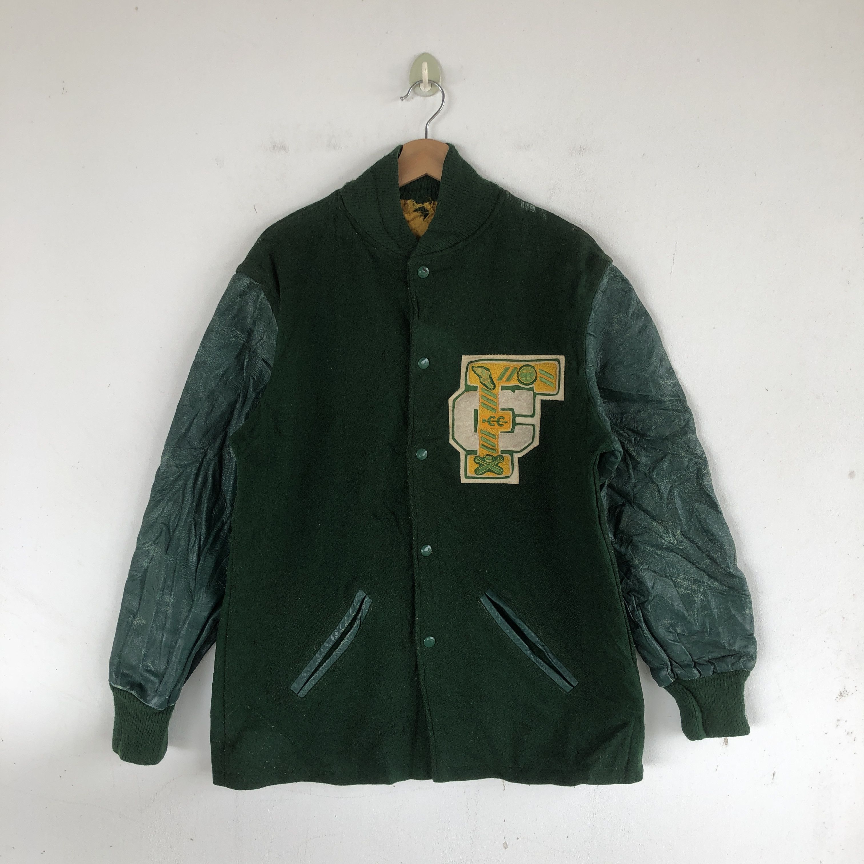 Vintage Vintage Japanese Varsity Jackets Japanese Wool Jacket | Grailed