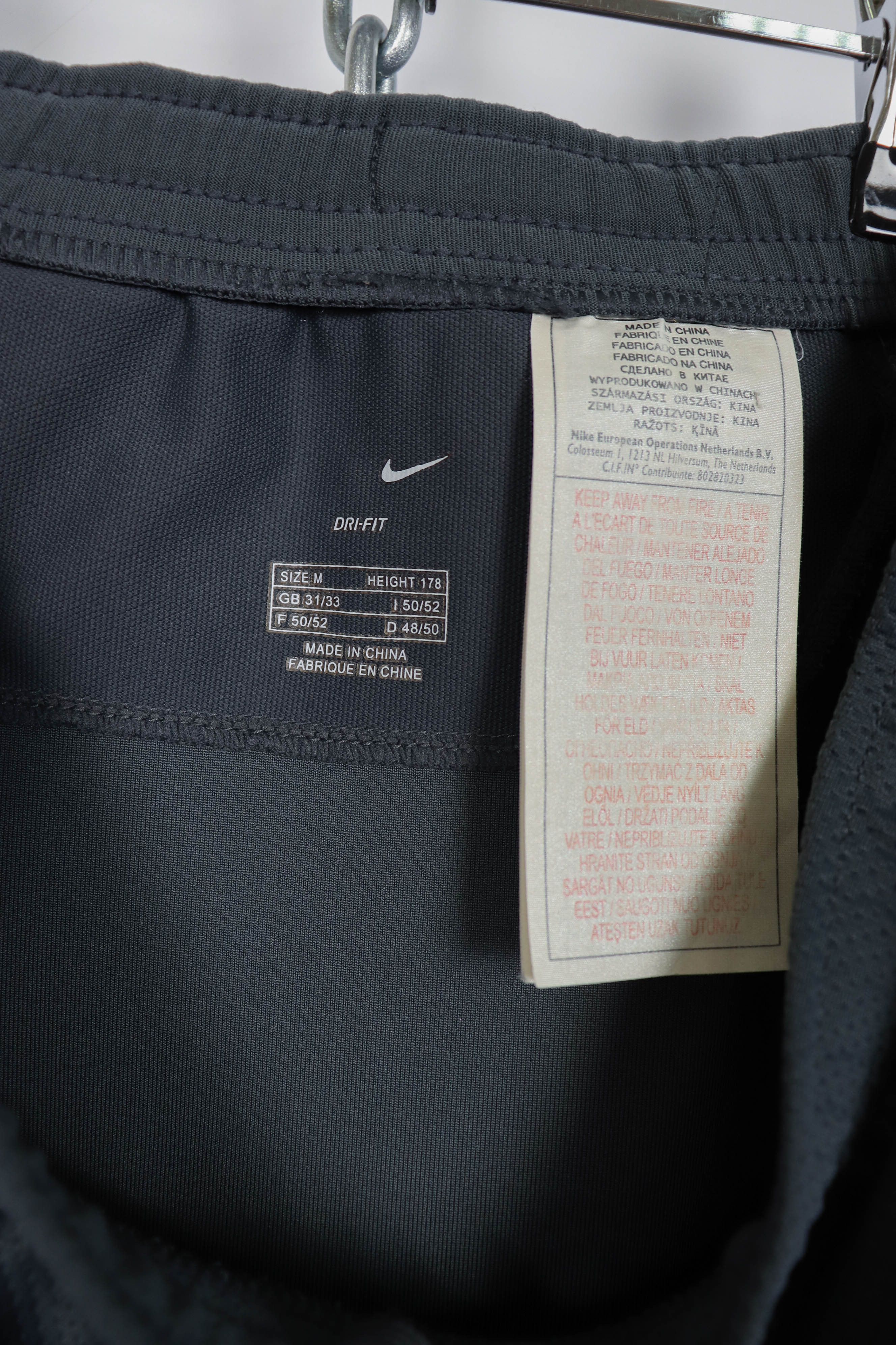 Nike Nike Dri-fit Dark Grey Sport Running Cycling Jersey Shorts Size US 32 / EU 48 - 7 Thumbnail