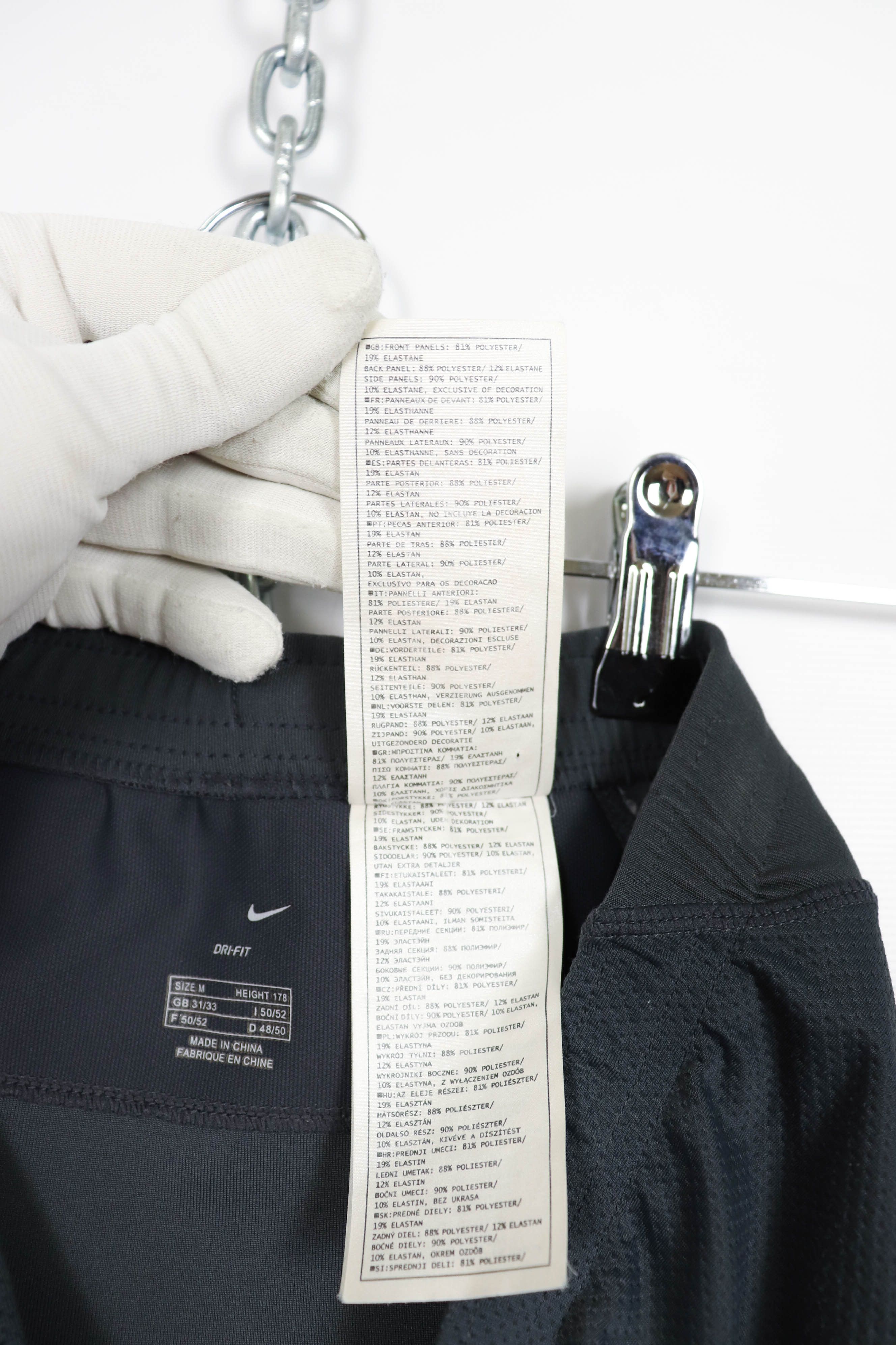 Nike Nike Dri-fit Dark Grey Sport Running Cycling Jersey Shorts Size US 32 / EU 48 - 8 Thumbnail