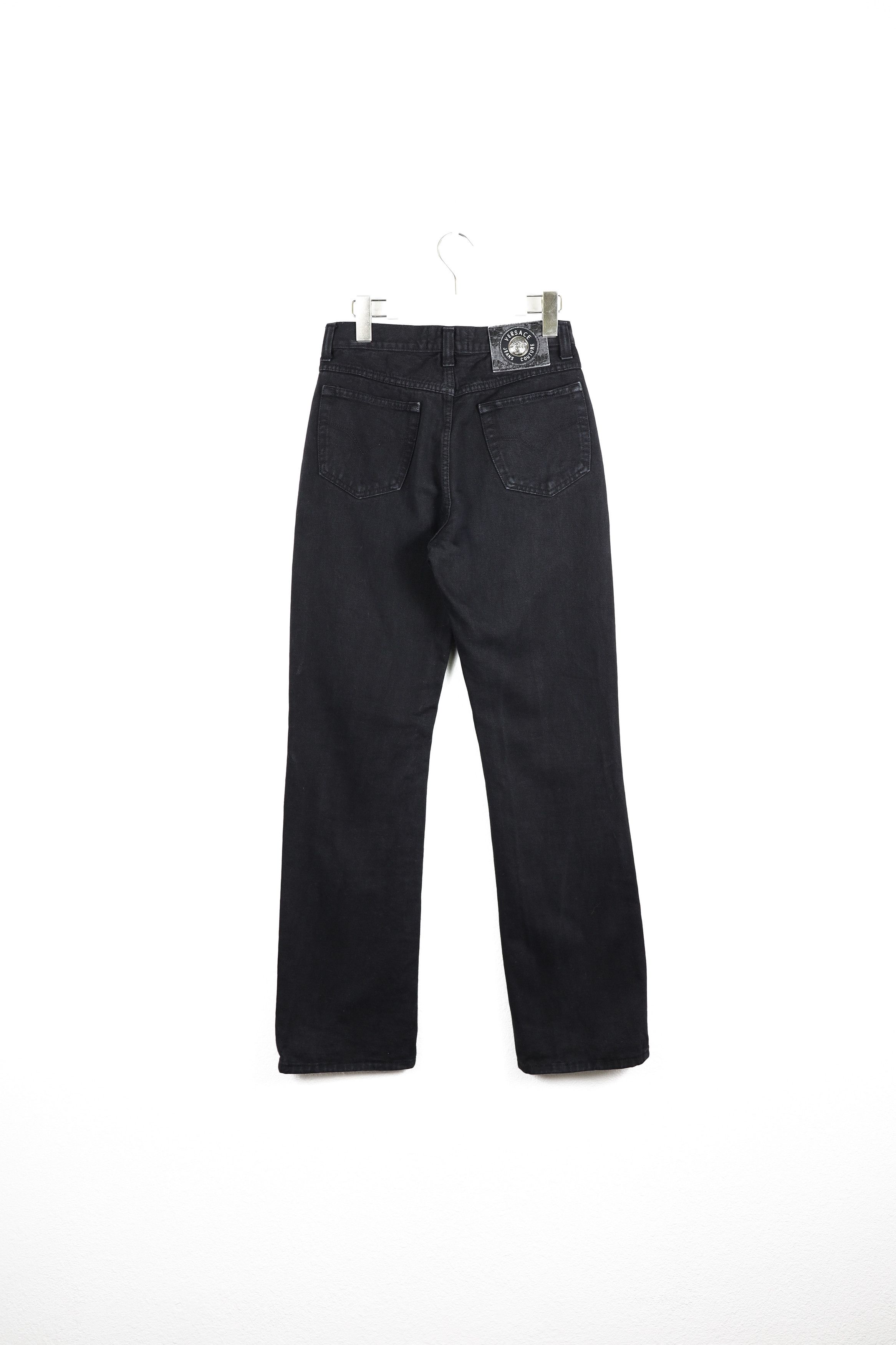 Versace × Versace Jeans Couture Vintage Versace Jeans Couture Black Denim Jeans Pants Size 28" / US 6 / IT 42 - 8 Thumbnail