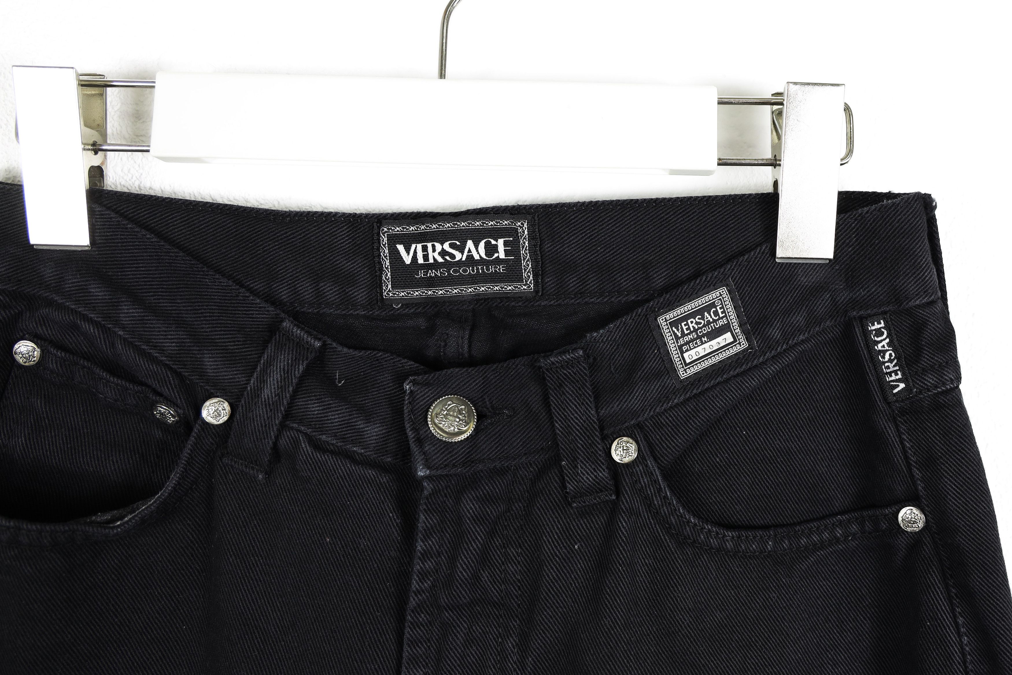 Versace × Versace Jeans Couture Vintage Versace Jeans Couture Black Denim Jeans Pants Size 28" / US 6 / IT 42 - 5 Thumbnail