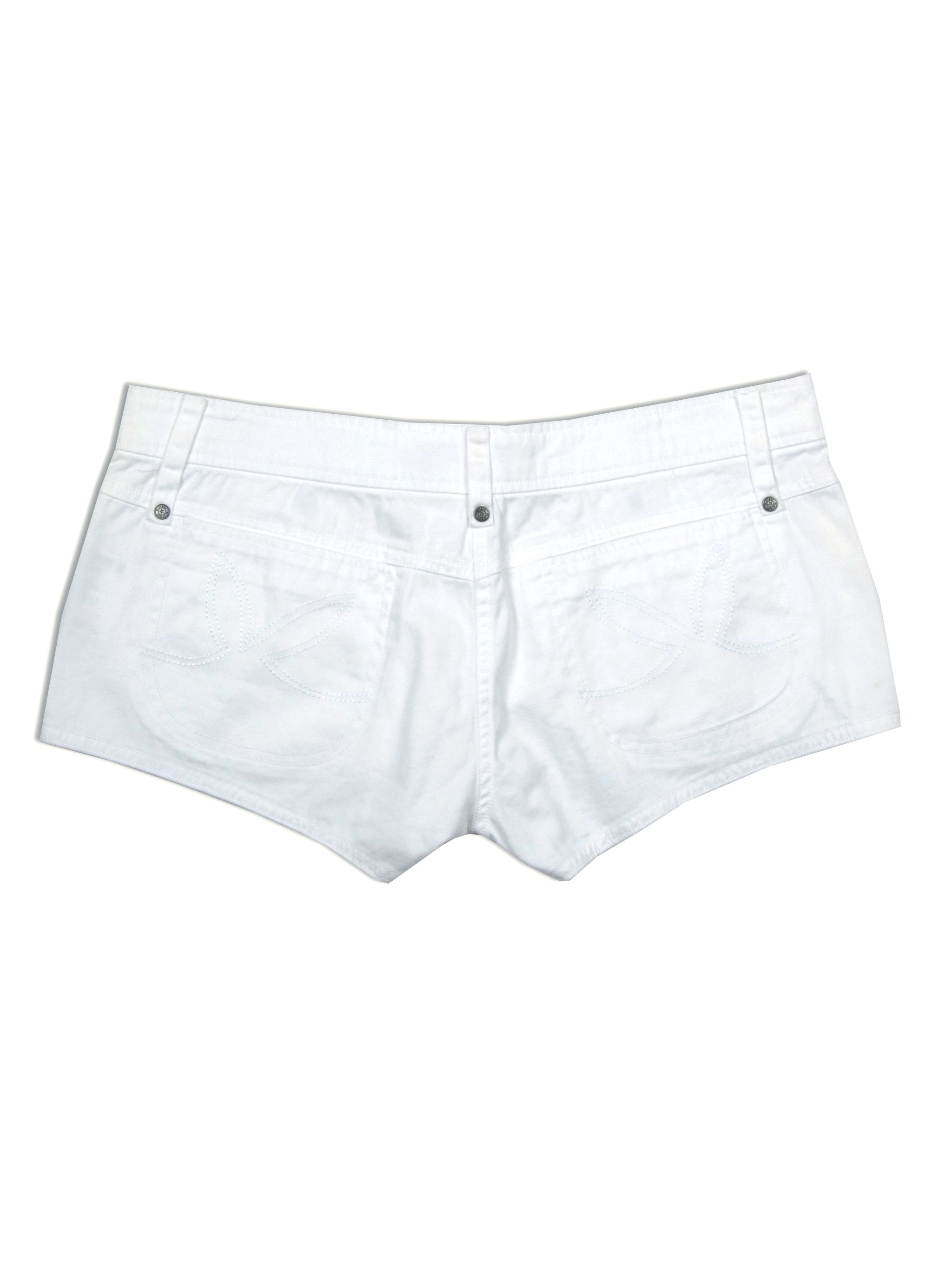 Playboy × Vintage Vintage y2k Play Boy Low Waisted Denim Sexy Shorts Size 30" / US 8 / IT 44 - 2 Thumbnail