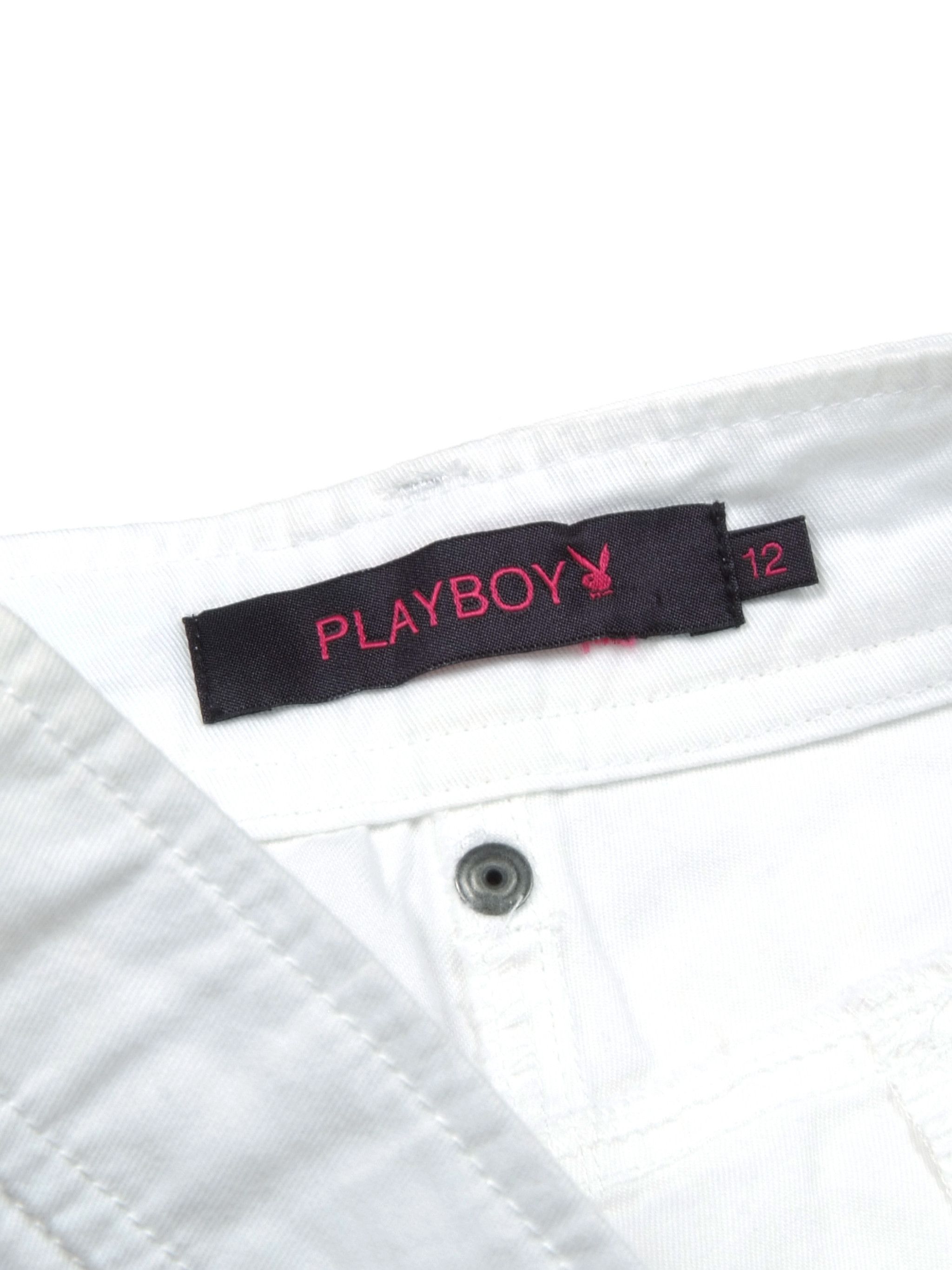 Playboy × Vintage Vintage y2k Play Boy Low Waisted Denim Sexy Shorts Size 30" / US 8 / IT 44 - 5 Thumbnail
