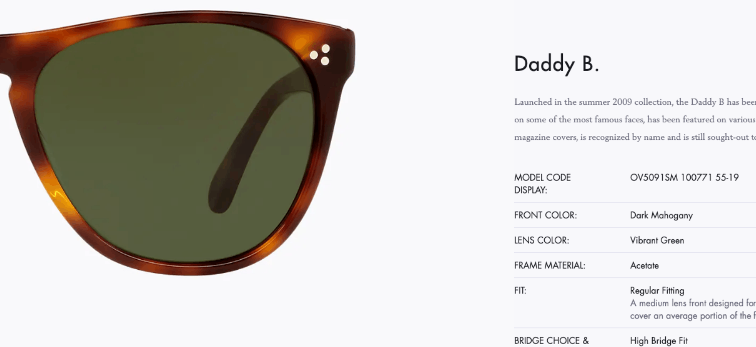 Oliver Peoples 55mm Sun ICONIC Dark Mahogany/ Vibrant Green Size ONE SIZE - 10 Thumbnail