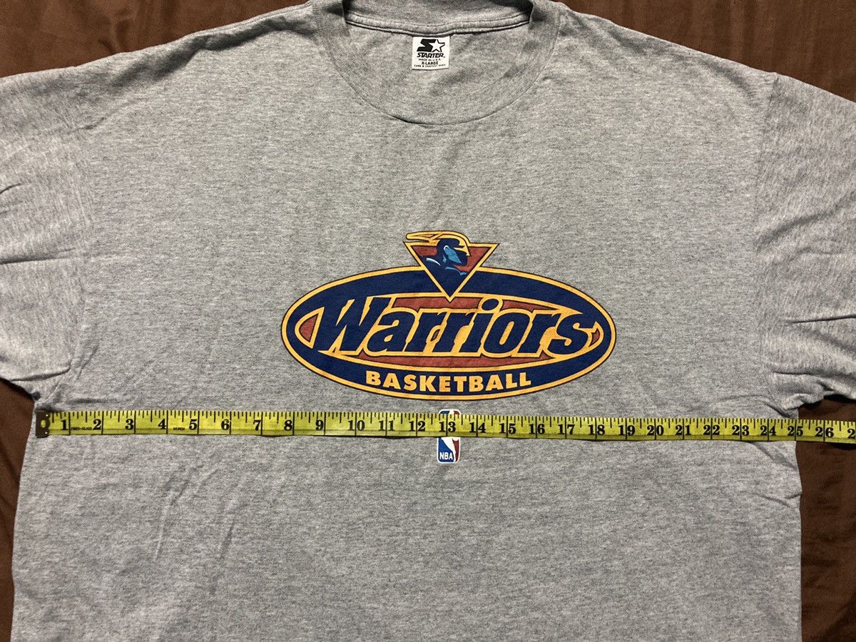 NBA Vintage 90s Starter Warriors Basketball Tee Size US XL / EU 56 / 4 - 5 Thumbnail