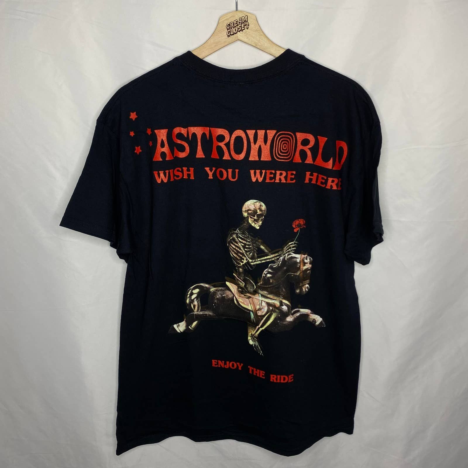 Cactus Jack Pony Ride Astroworld Hip Hop Rap Tour Merch Tee