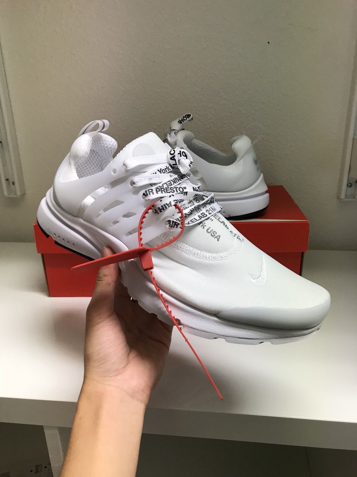 Nike Off White NEW RARE NYC EXCLUSIVE OFF WHITE x NIKE PRESTO EXTRA CREDIT WHITE Grailed