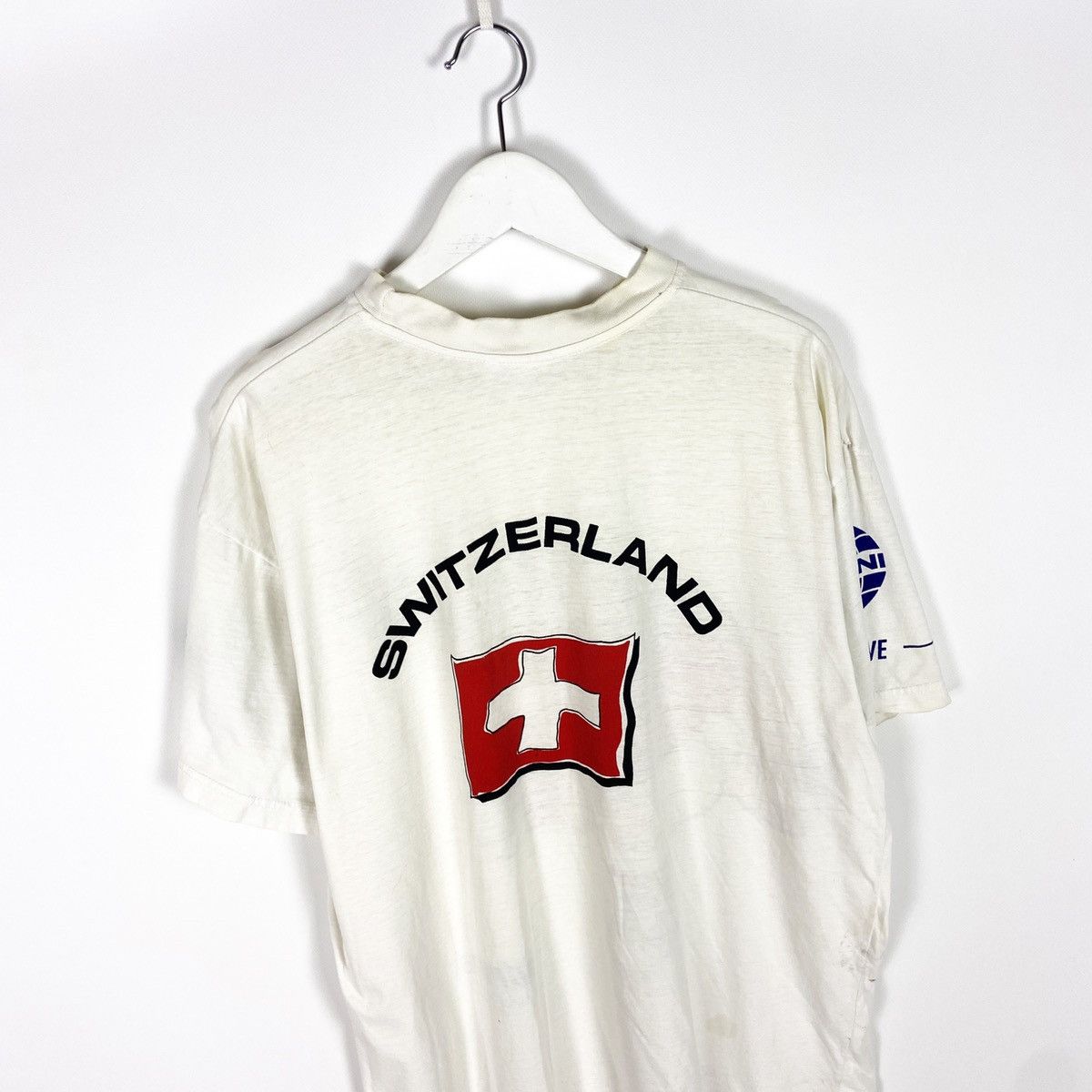 Vintage Vintage 90s Uefa Euro 1996 England Switzerland Lion tee Size US L / EU 52-54 / 3 - 2 Thumbnail